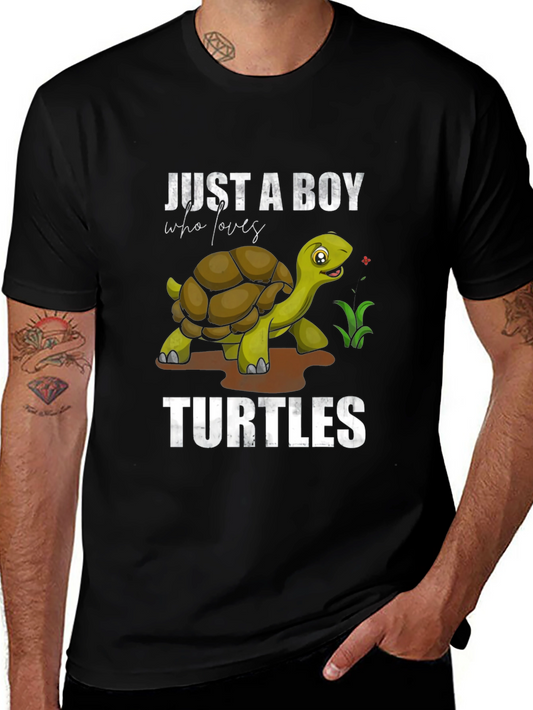 Boy Who Loves Turtles T-Shirt
