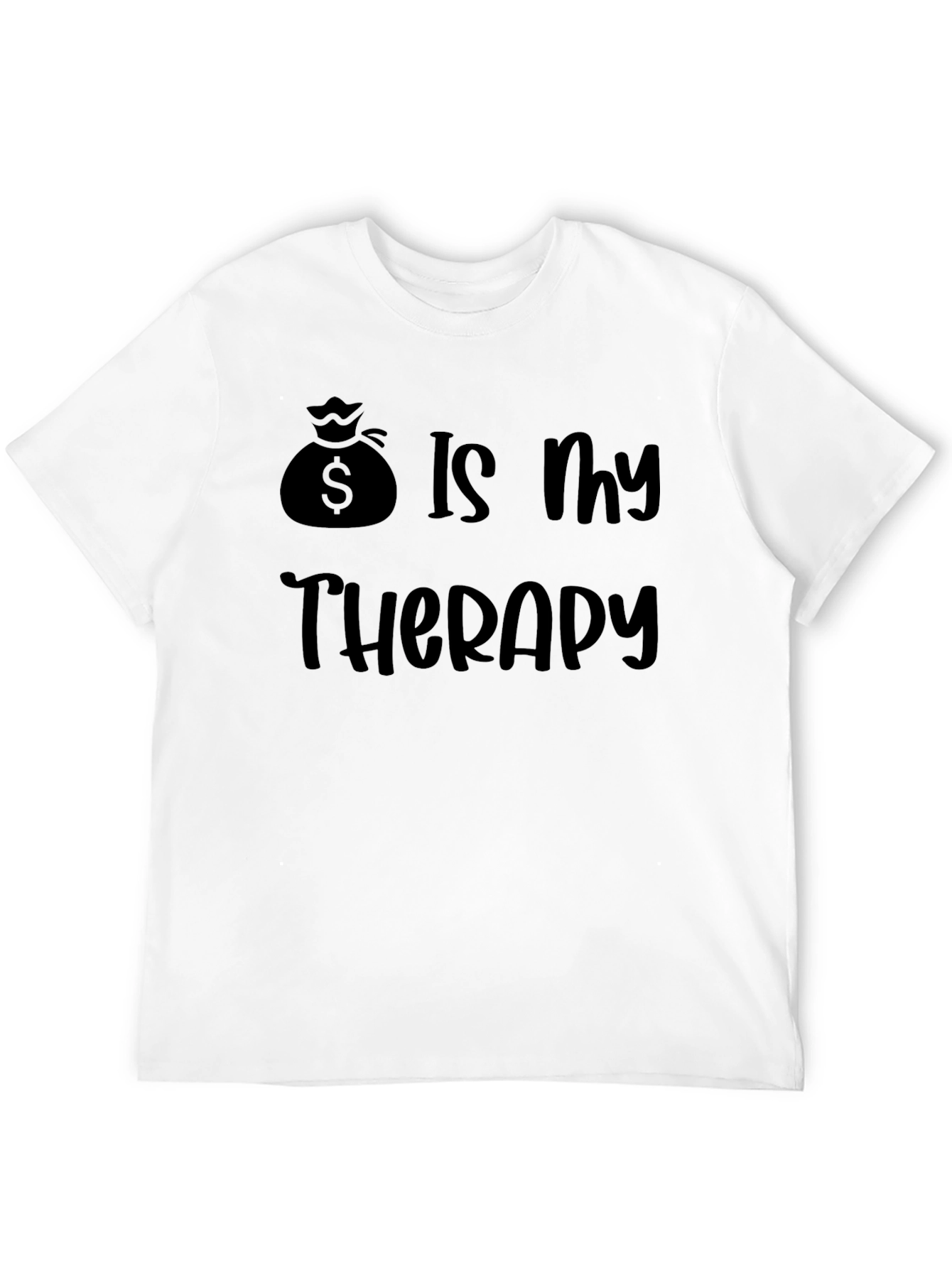 Money Bag Therapy Black T-Shirt