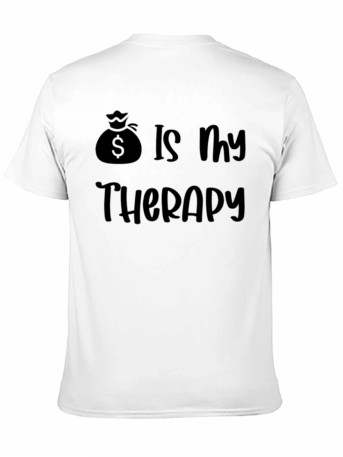 Money Bag Therapy Black T-Shirt