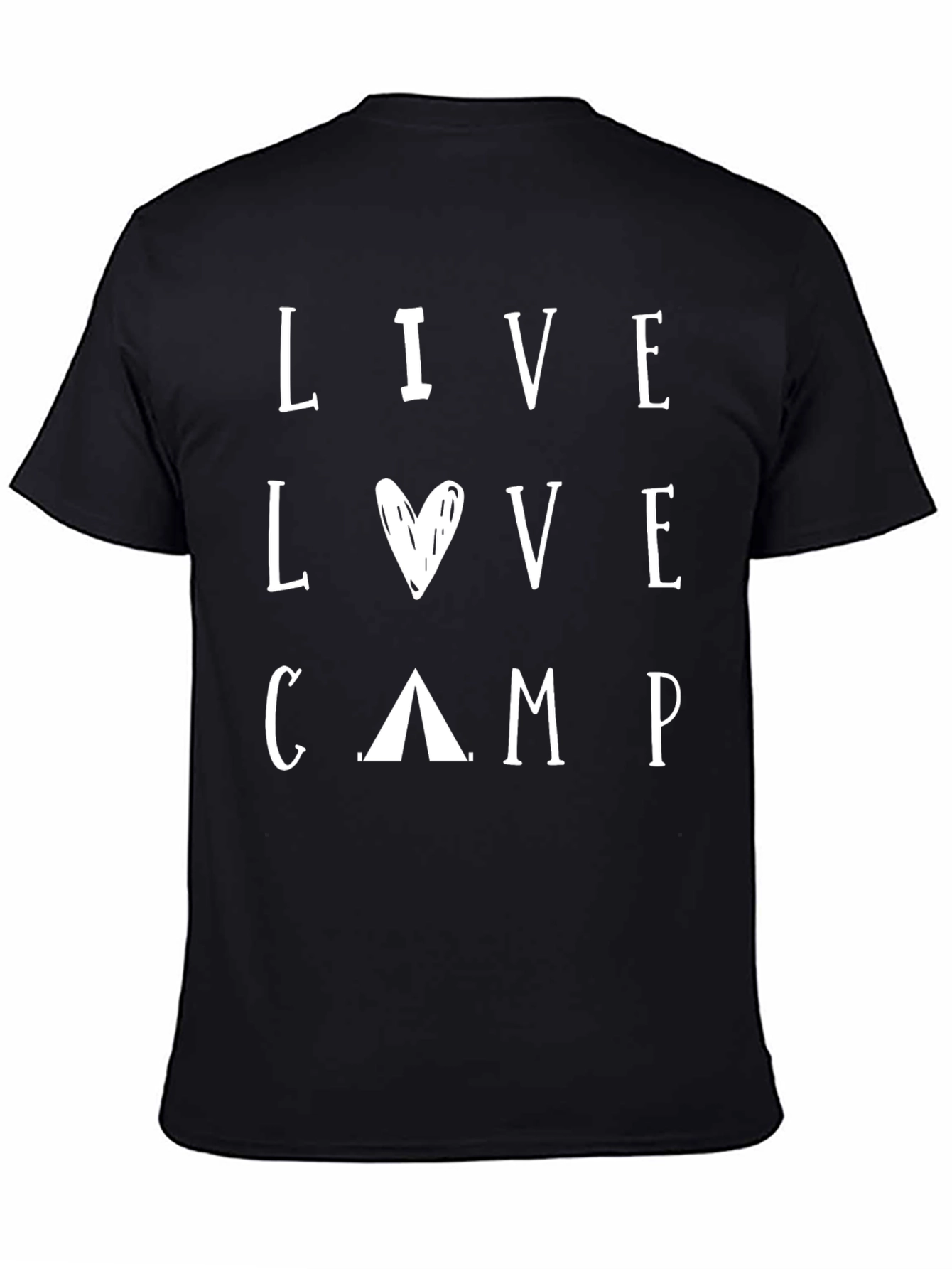 Live Love Camp Graphic Tee - Soft Cotton Blend