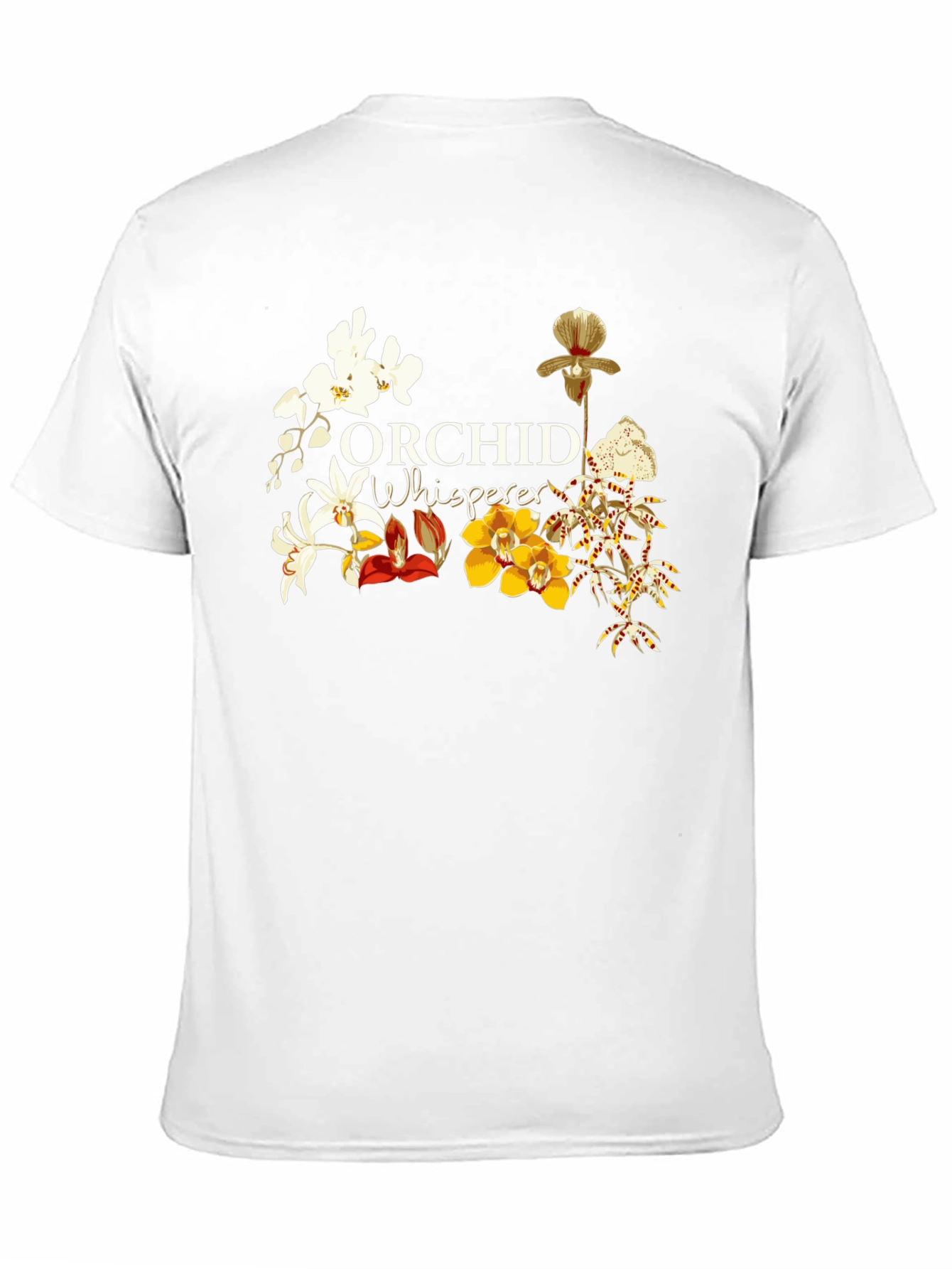 Orchid Whisperer T-Shirt - Botanical Floral Tee