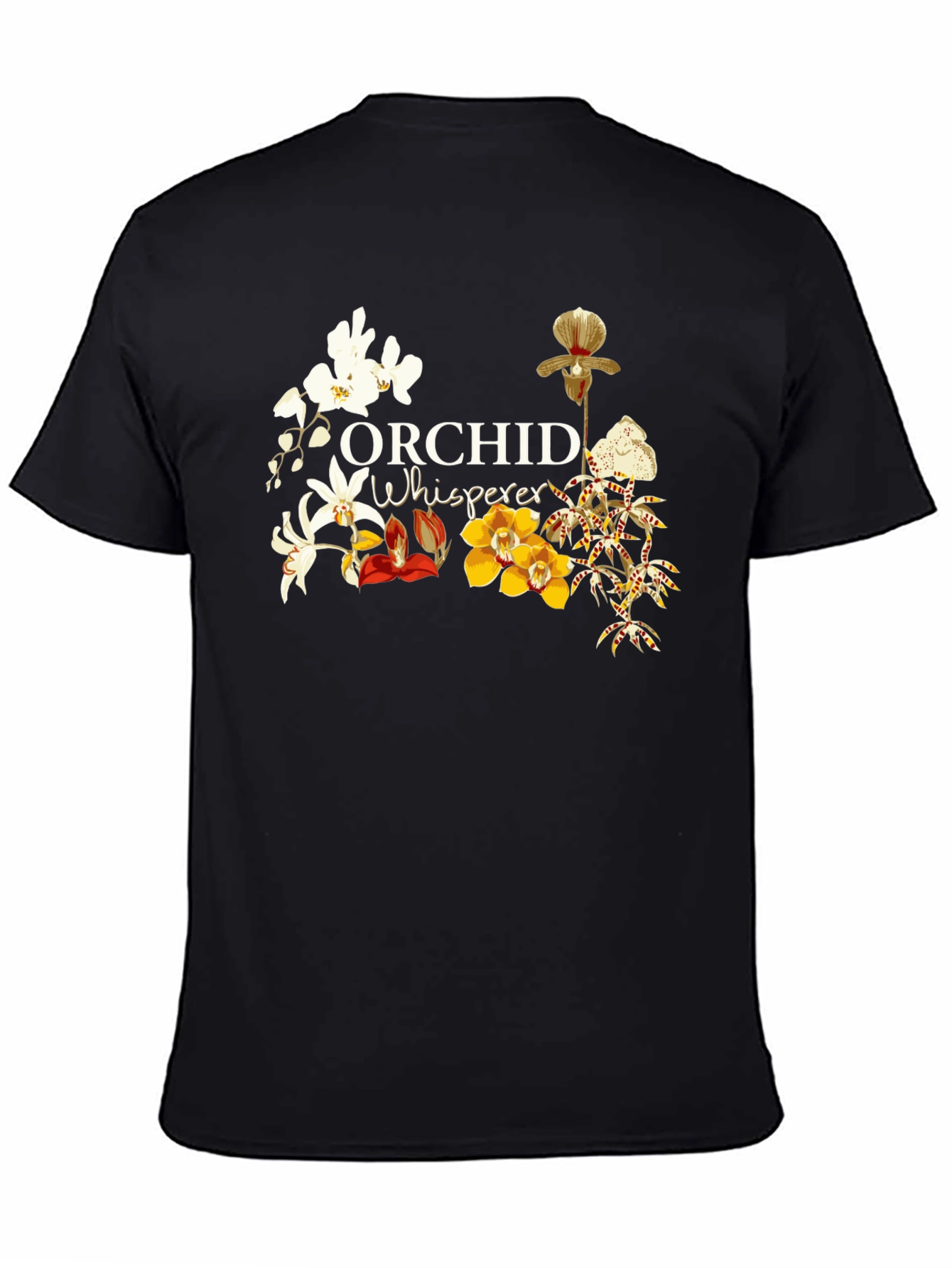 Orchid Whisperer T-Shirt - Botanical Floral Tee