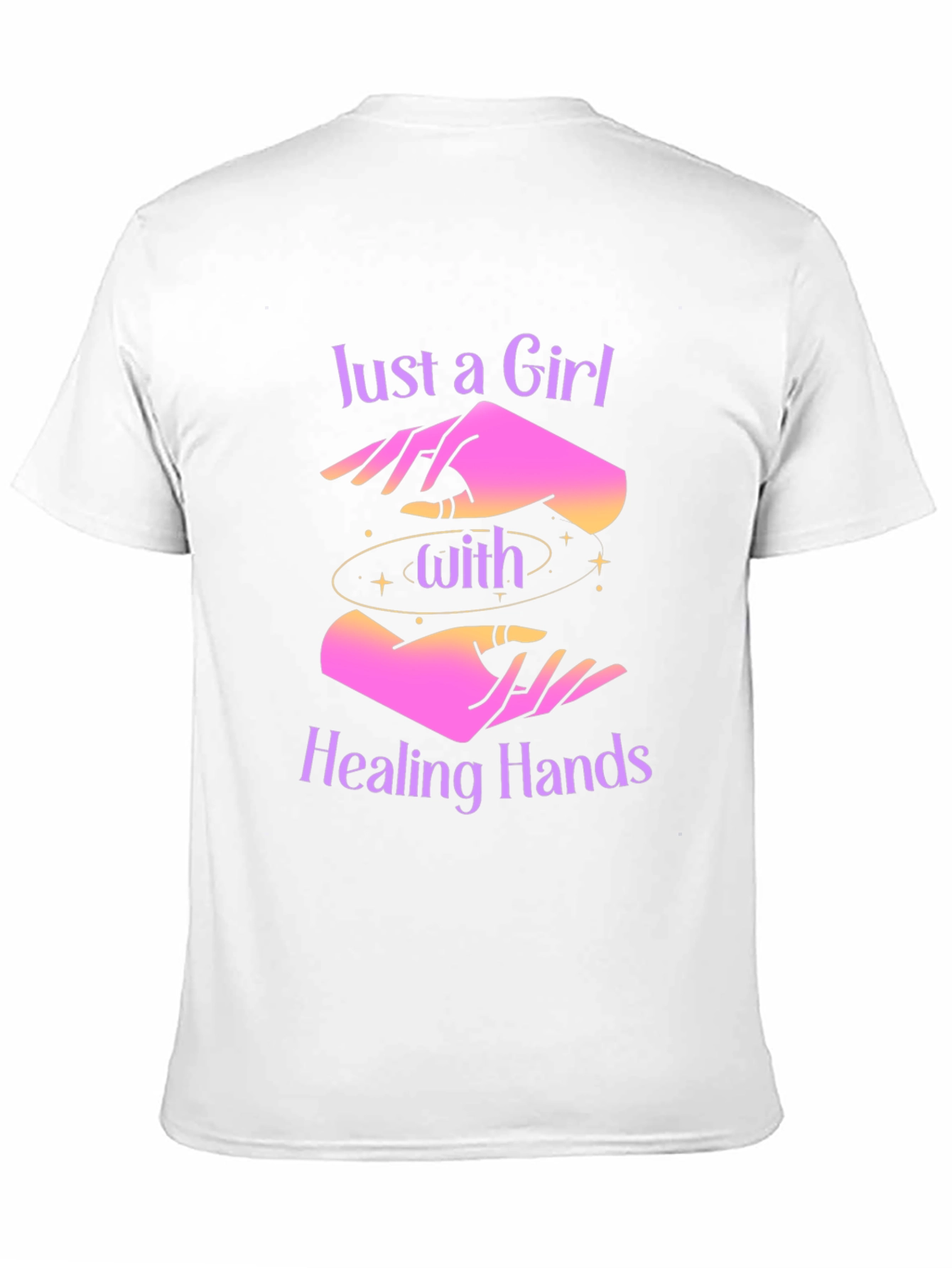 Healing Hands Graphic Tee - Mystical Comfort