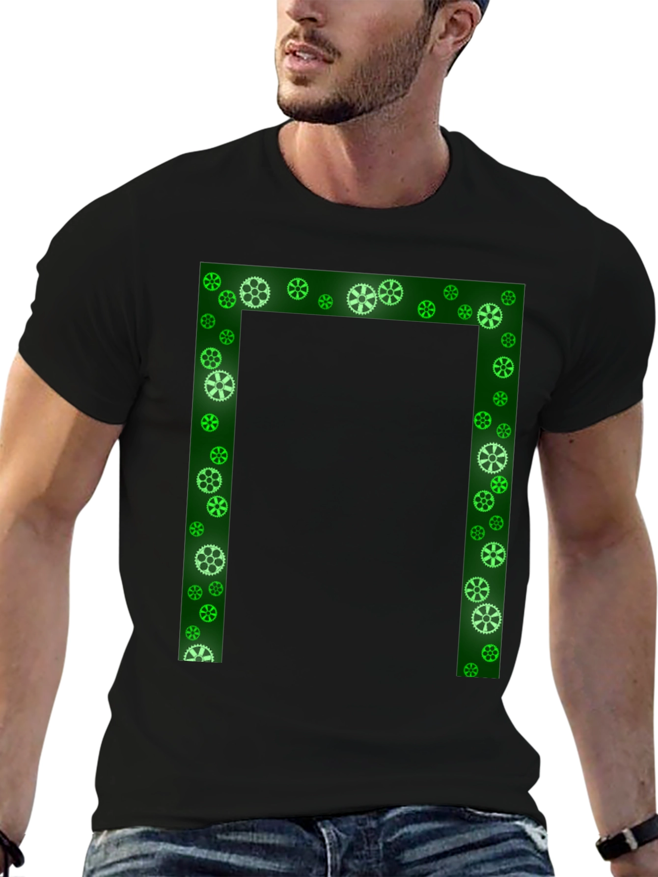 Gear Frame Tee - Cool Graphic T-Shirt