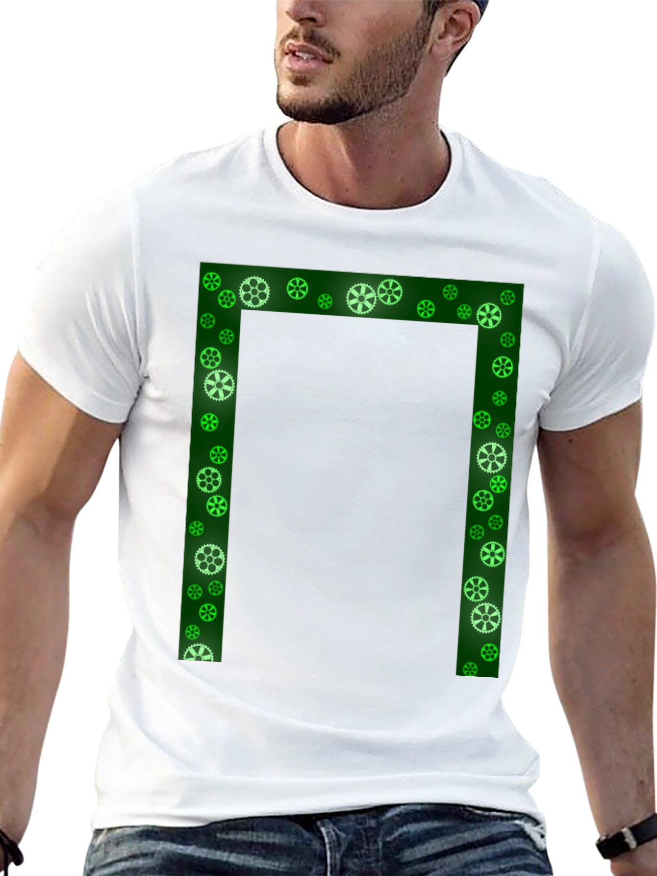 Gear Frame Tee - Cool Graphic T-Shirt