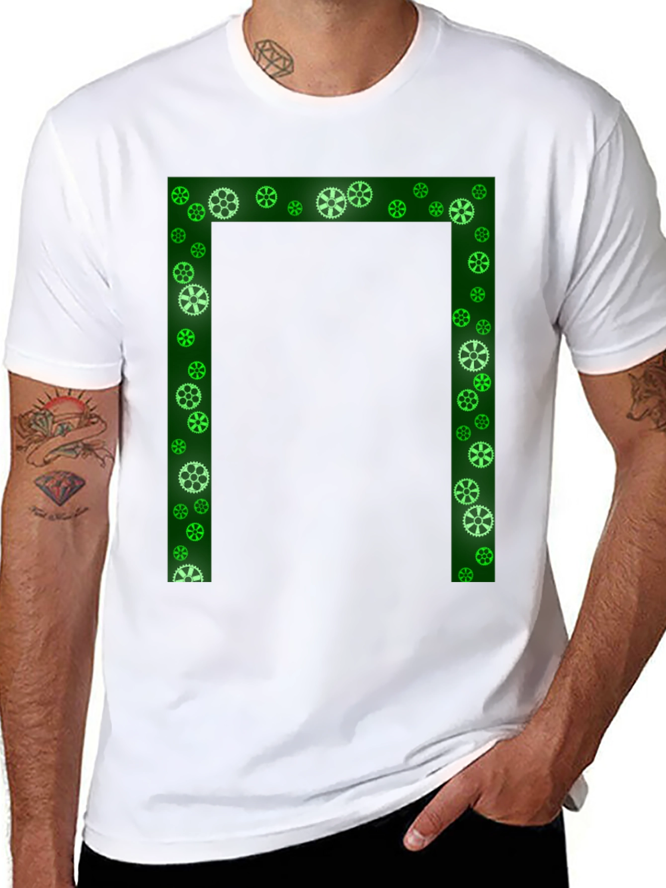 Gear Frame Tee - Cool Graphic T-Shirt