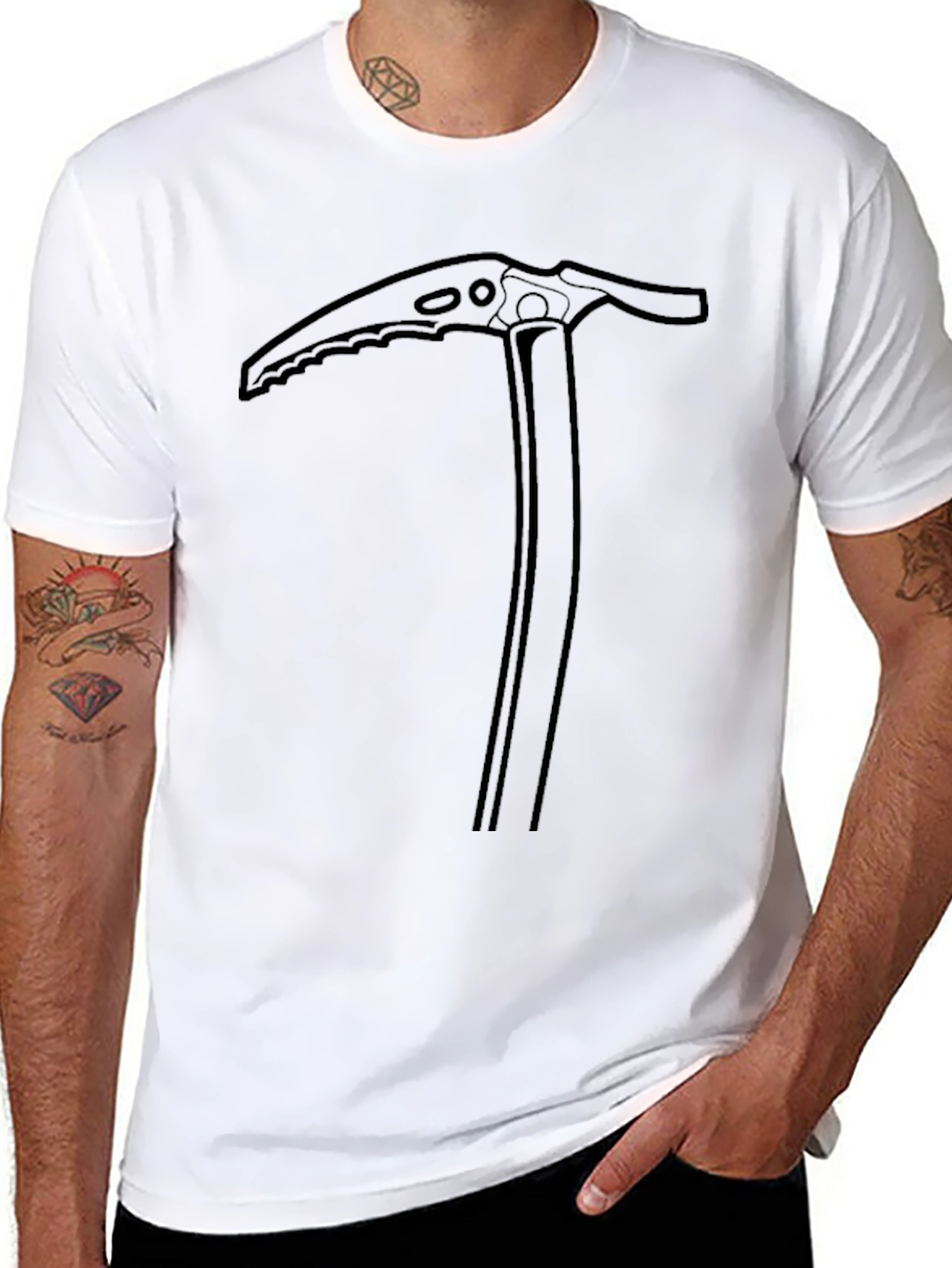 Ice Axe Graphic Tee - Climbing & Mountaineering T-Shirt