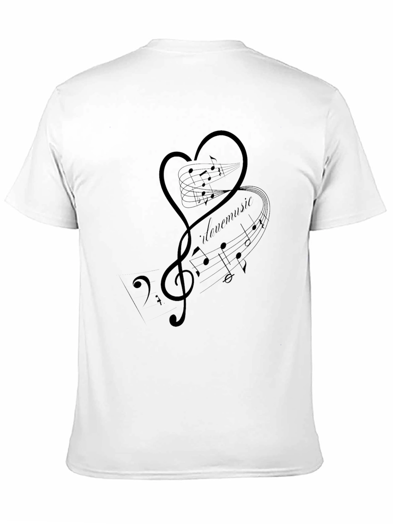 I Love Music Graphic T-Shirt