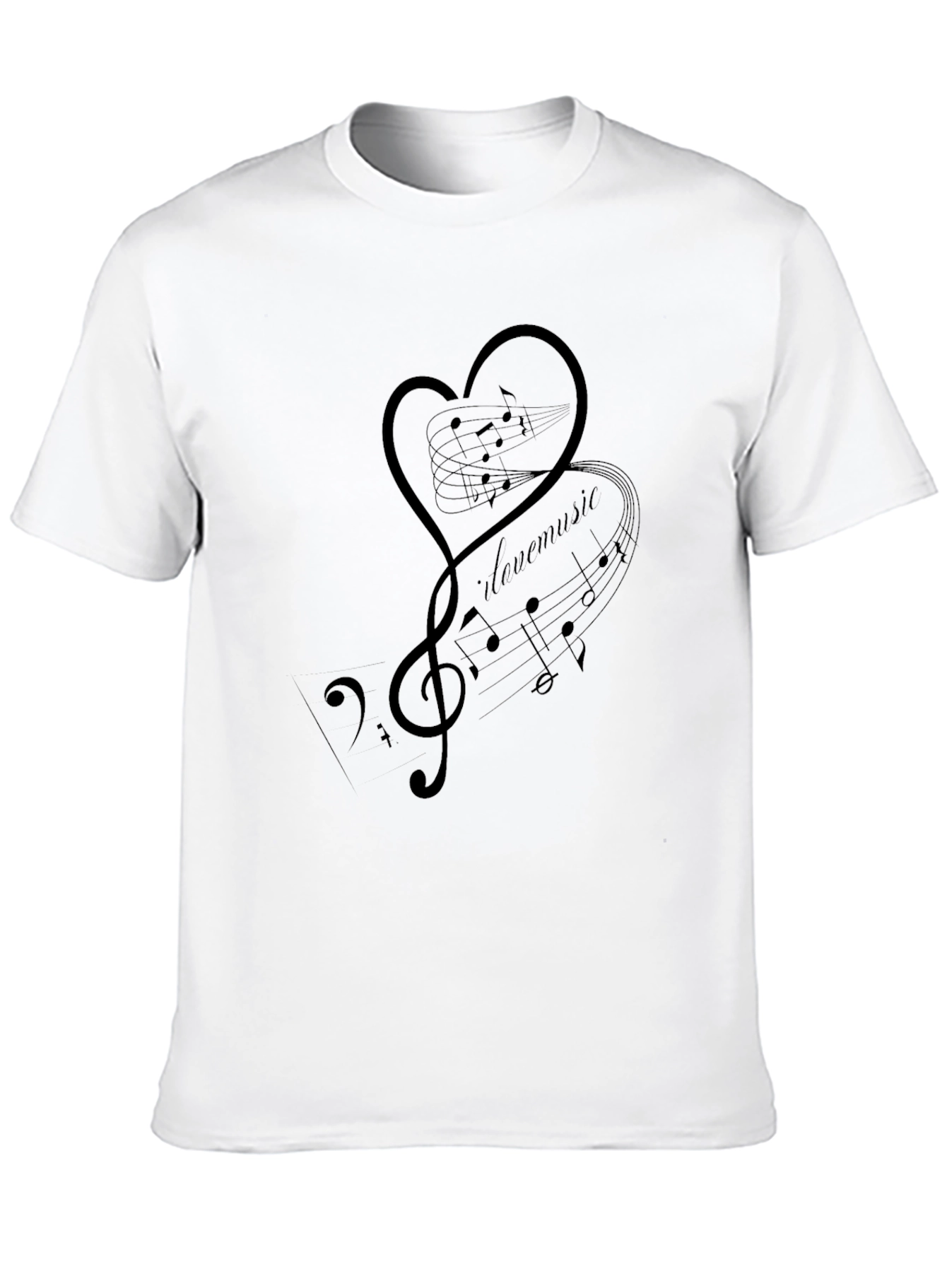 I Love Music Graphic T-Shirt