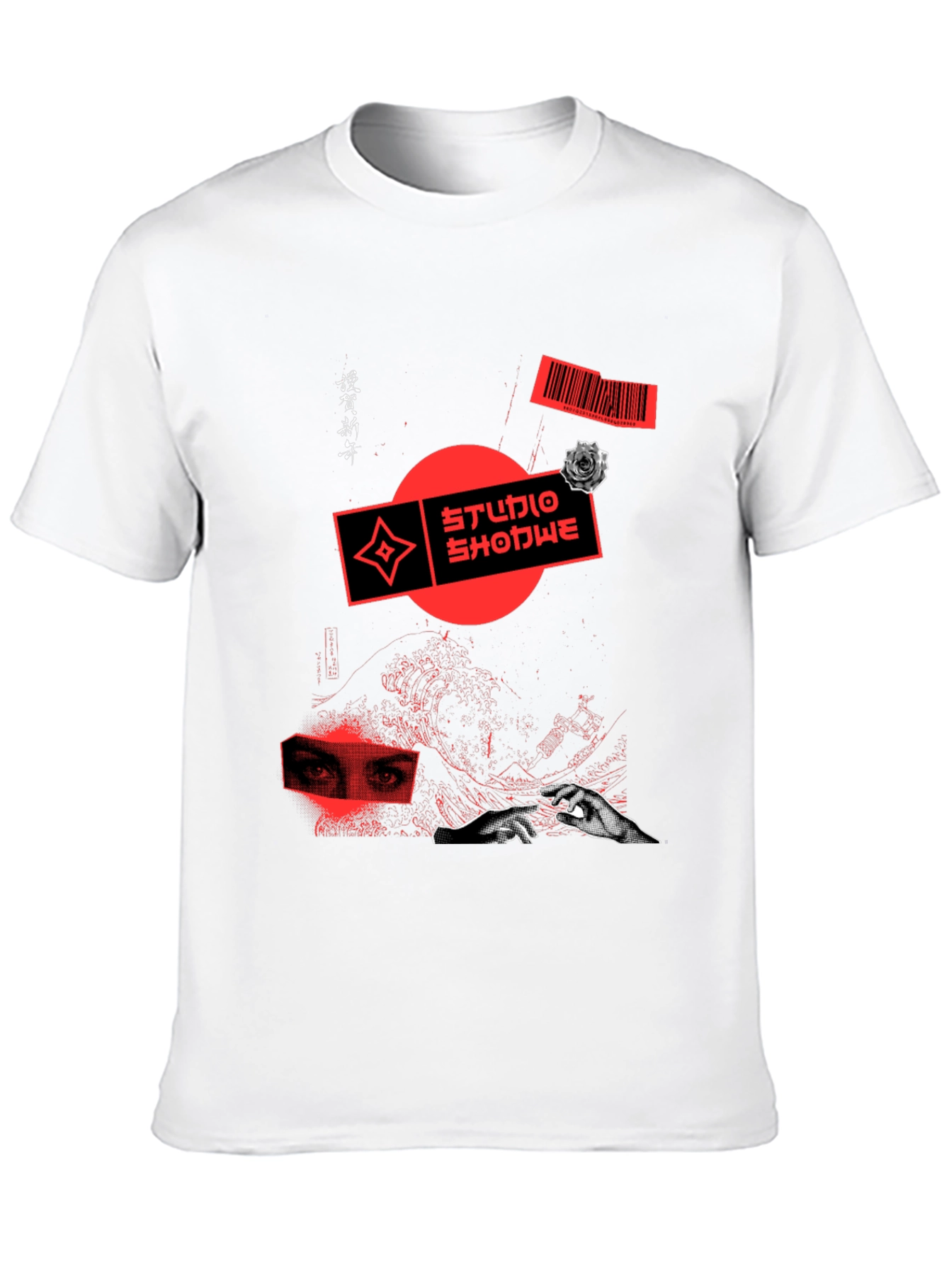 Edgy Graphic Print Tee
