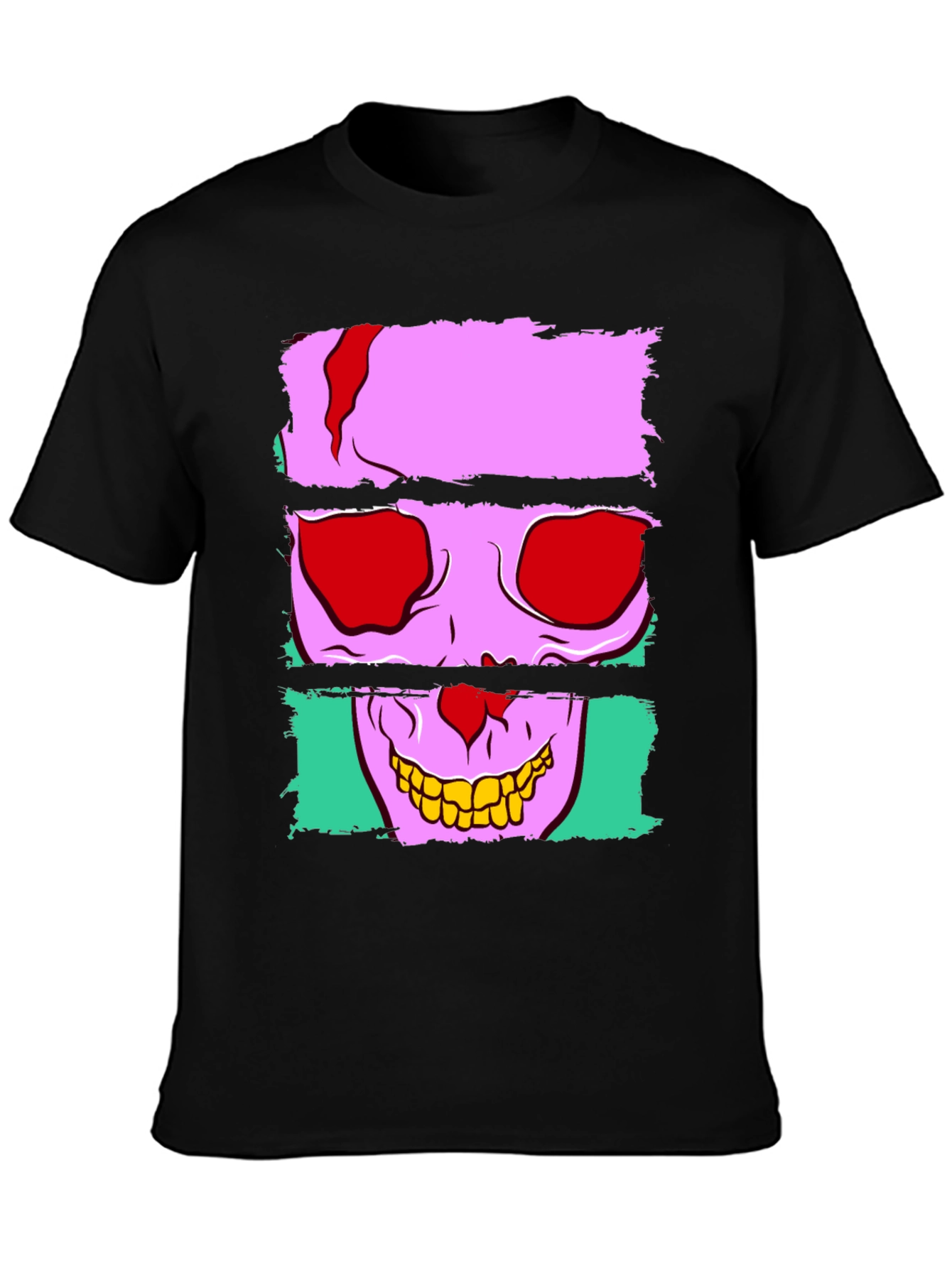 Skull Graphic Black T-Shirt