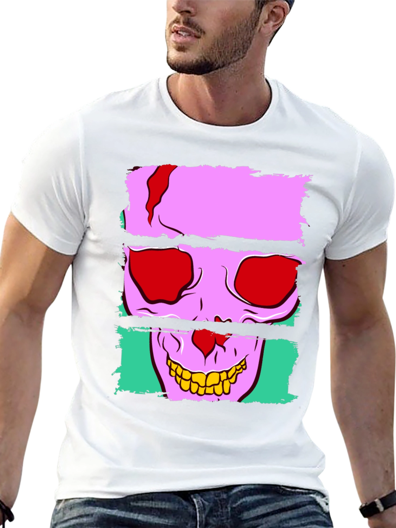 Skull Graphic Black T-Shirt