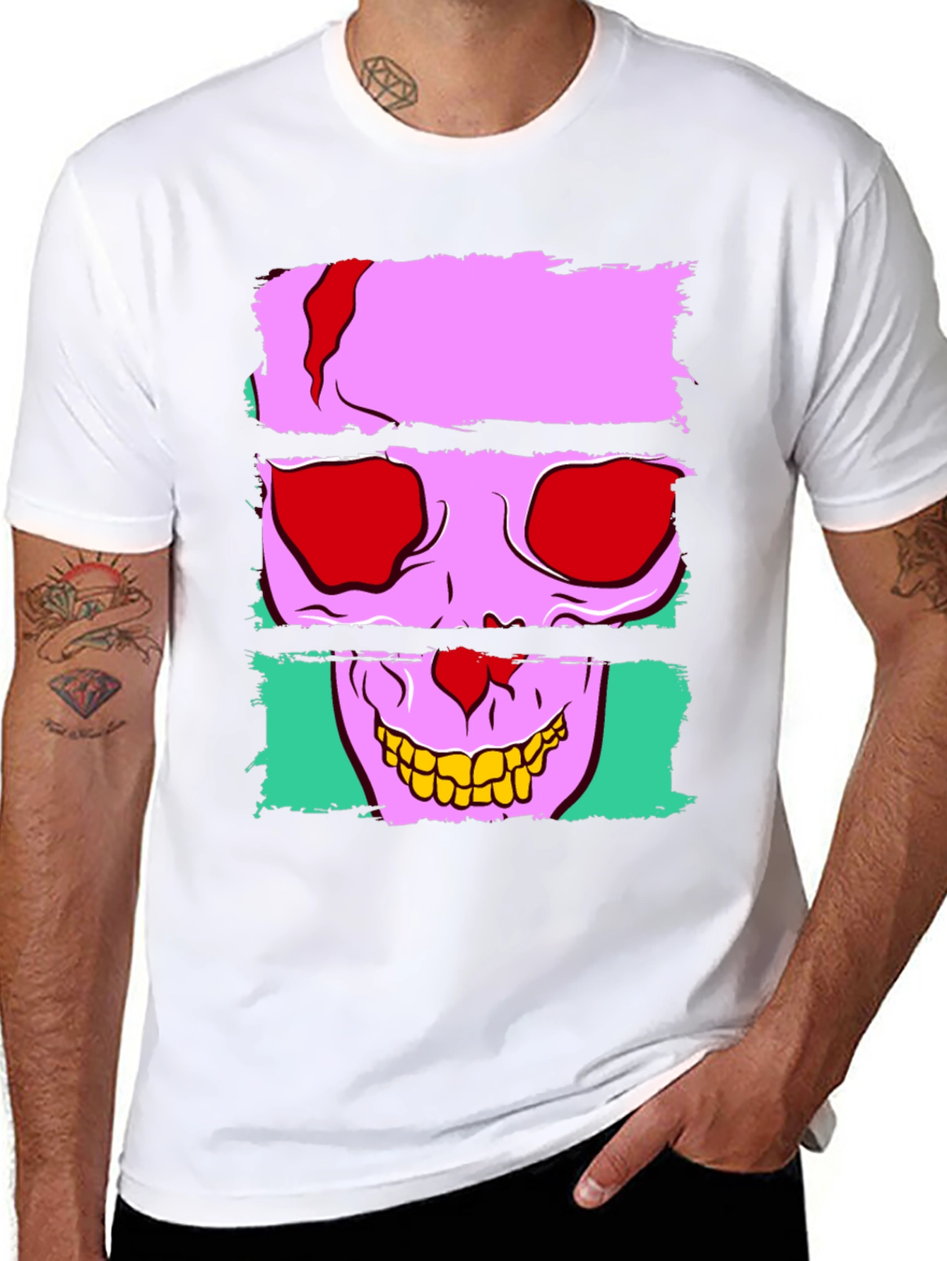 Skull Graphic Black T-Shirt