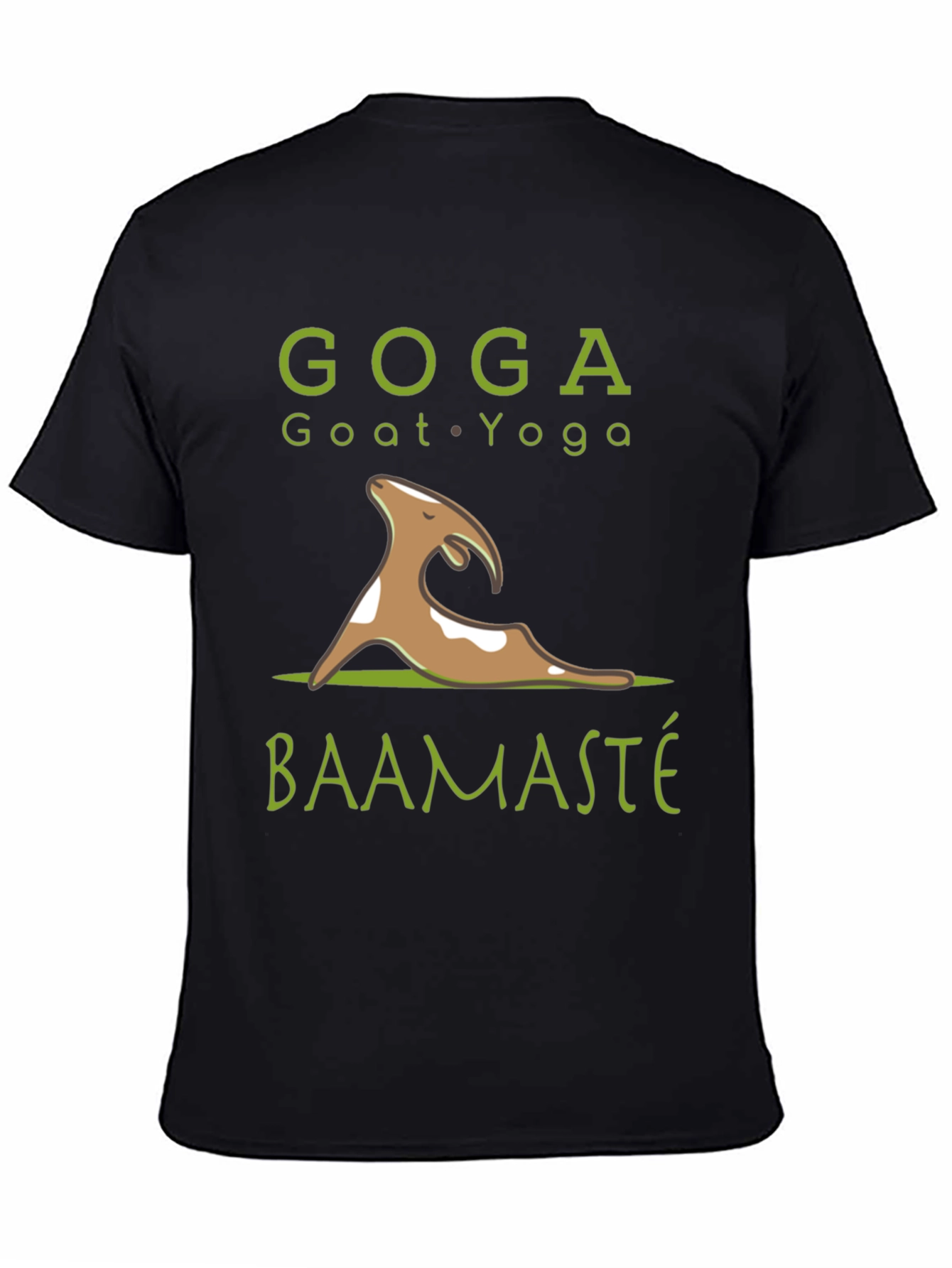 GOGA Goat Yoga T-Shirt - Baamaste Funny Tee
