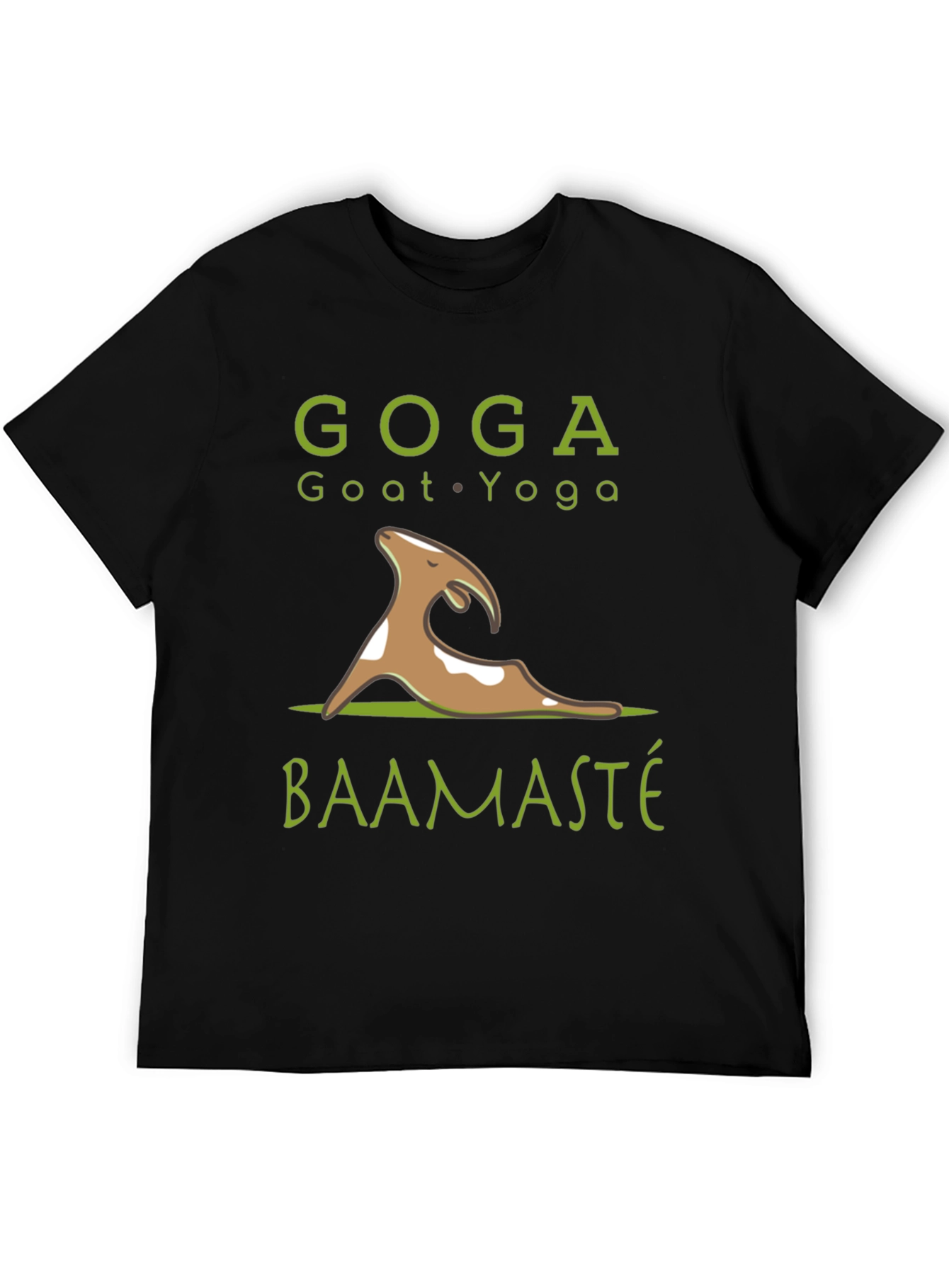 GOGA Goat Yoga T-Shirt - Baamaste Funny Tee