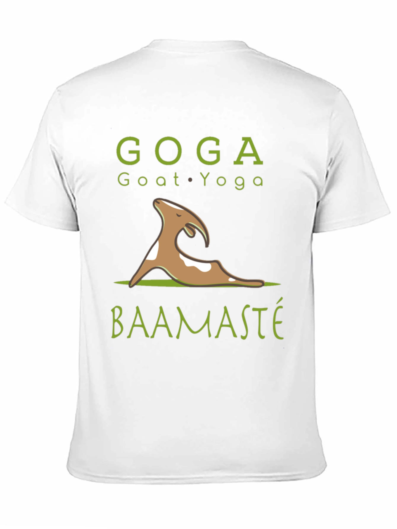 GOGA Goat Yoga T-Shirt - Baamaste Funny Tee