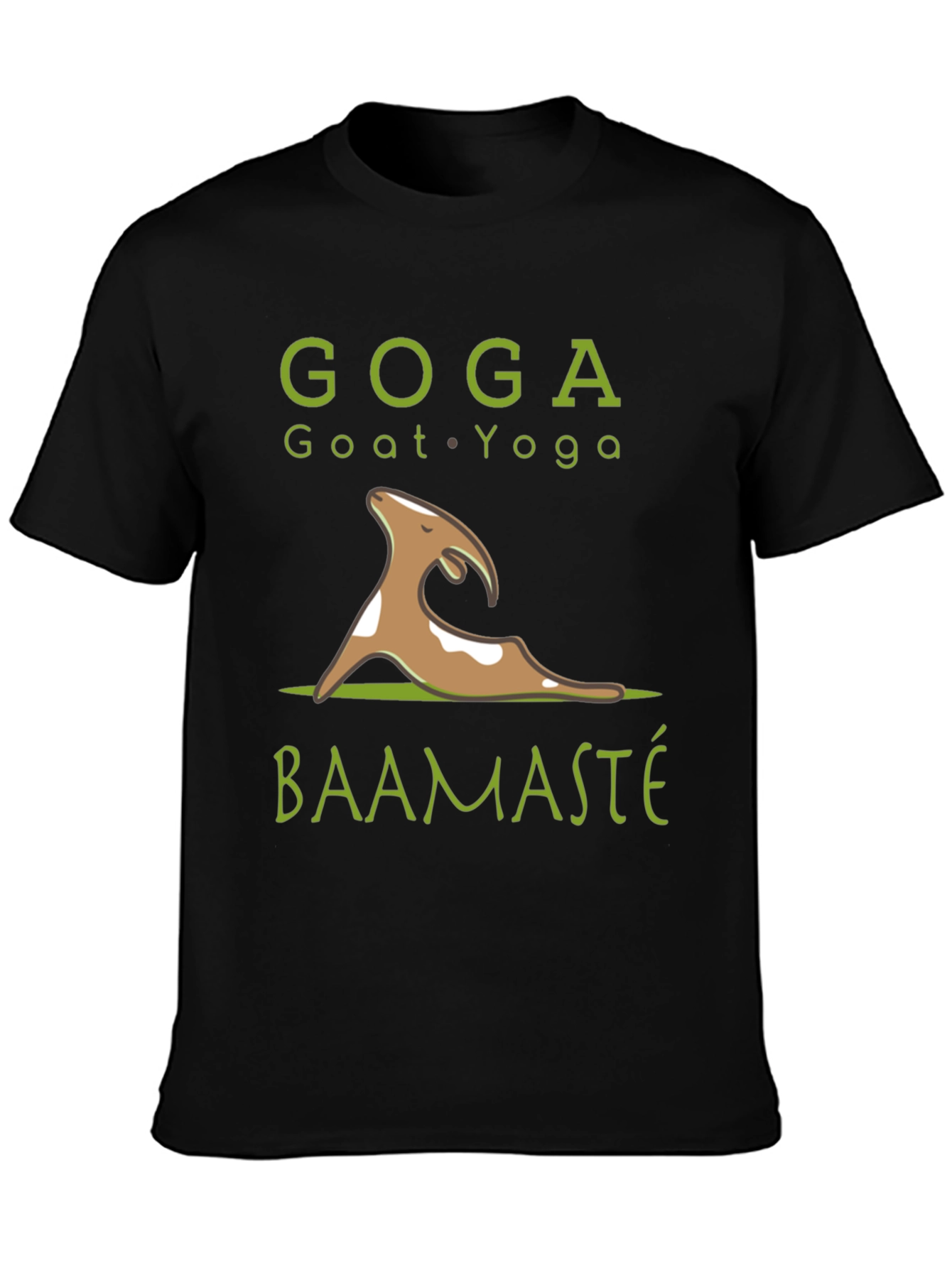 GOGA Goat Yoga T-Shirt - Baamaste Funny Tee