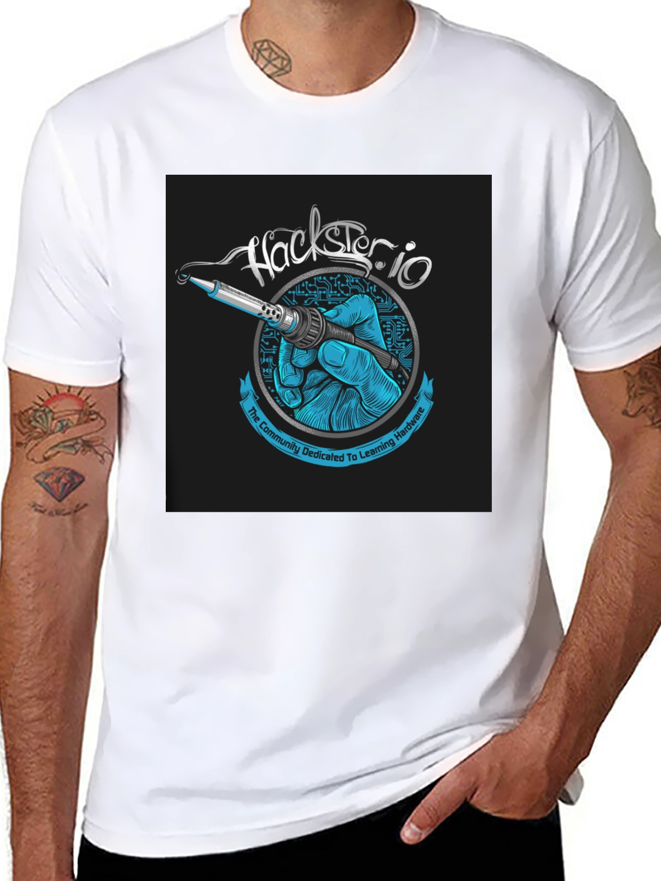 Hackerio Soldering T-Shirt - Hardware Enthusiast Apparel