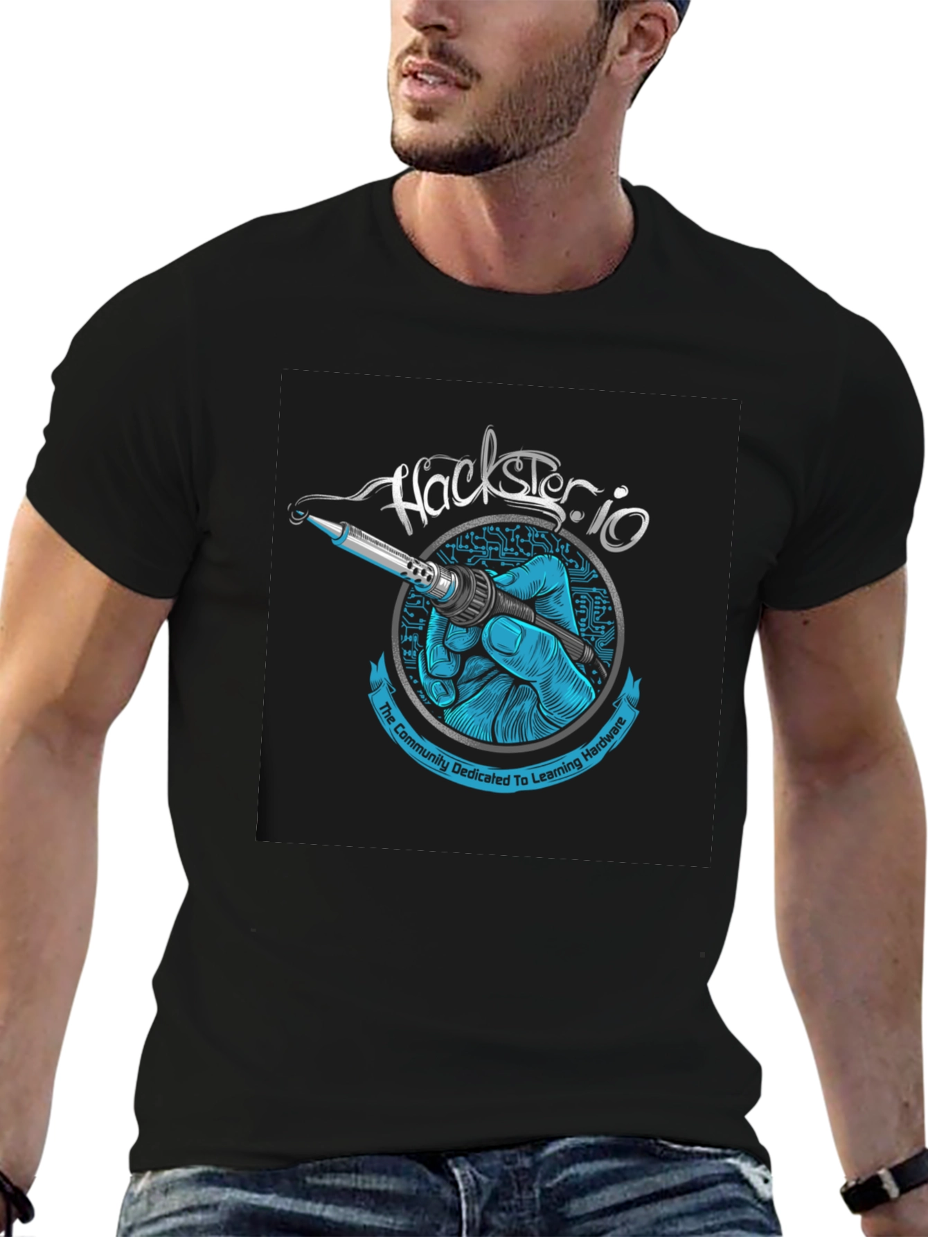 Hackerio Soldering T-Shirt - Hardware Enthusiast Apparel