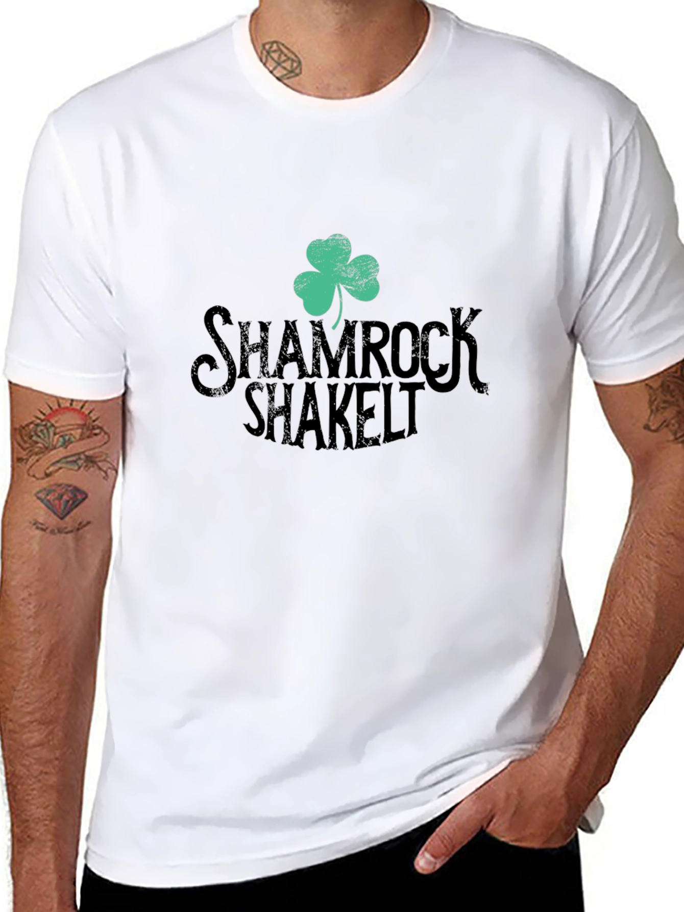 Shamrock Shaked T-Shirt - St. Patricks Day Tee