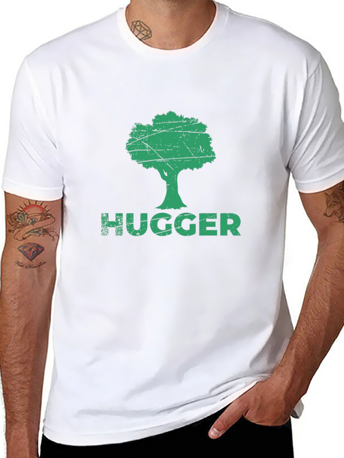 Tree Hugger Graphic T-Shirt - Eco-Friendly Fashion