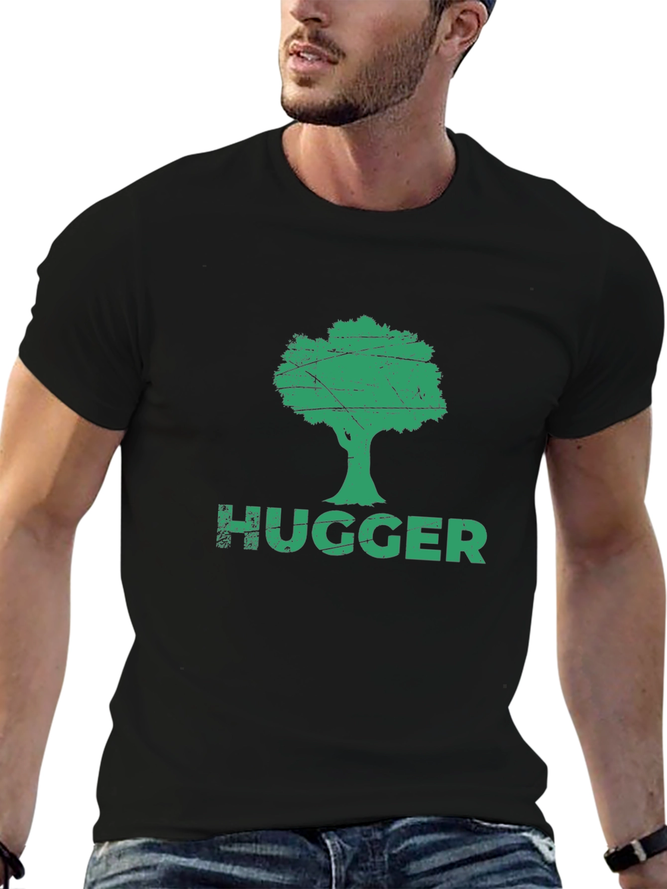 Tree Hugger Graphic T-Shirt - Eco-Friendly Fashion