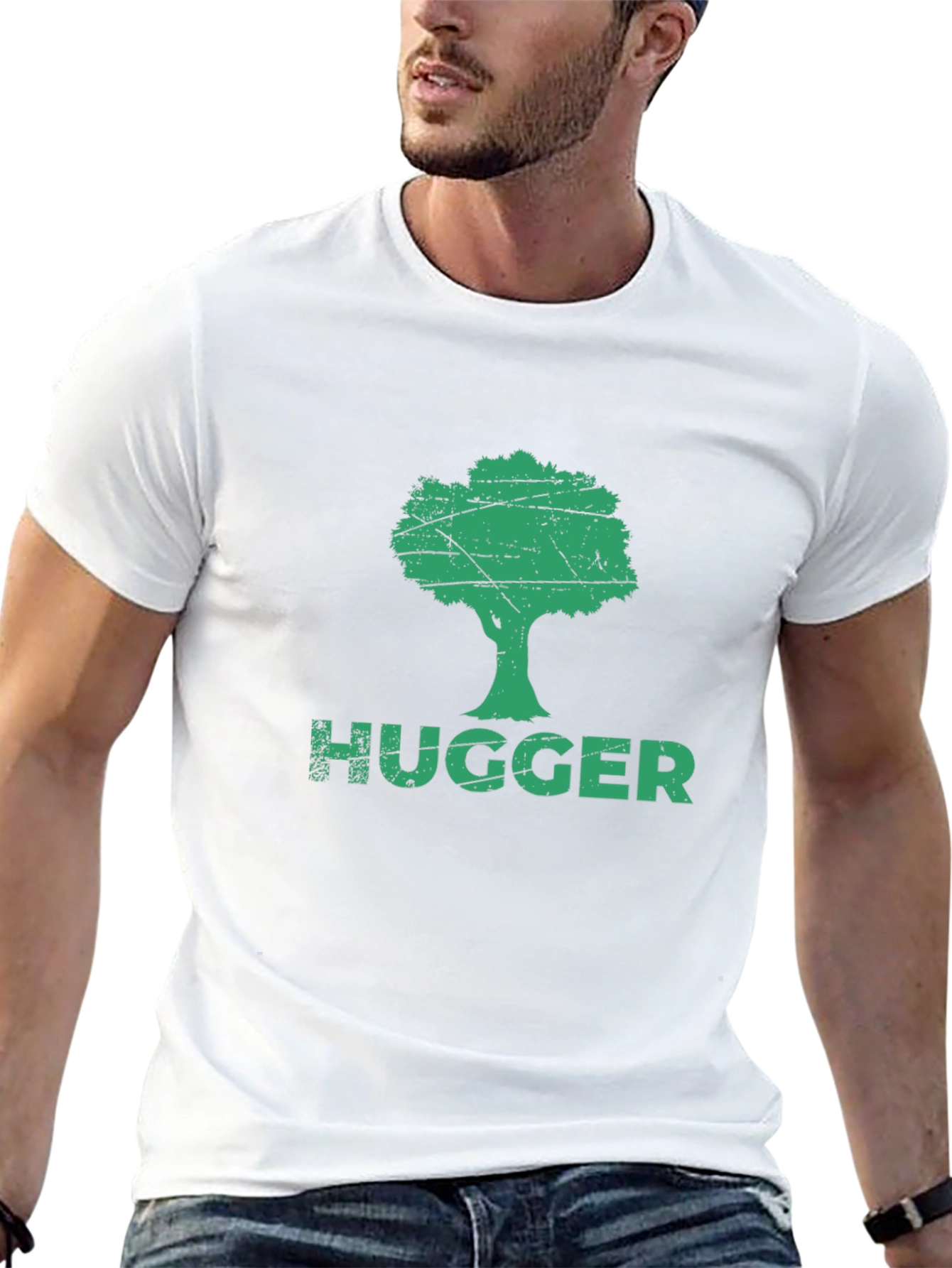 Tree Hugger Graphic T-Shirt - Eco-Friendly Fashion