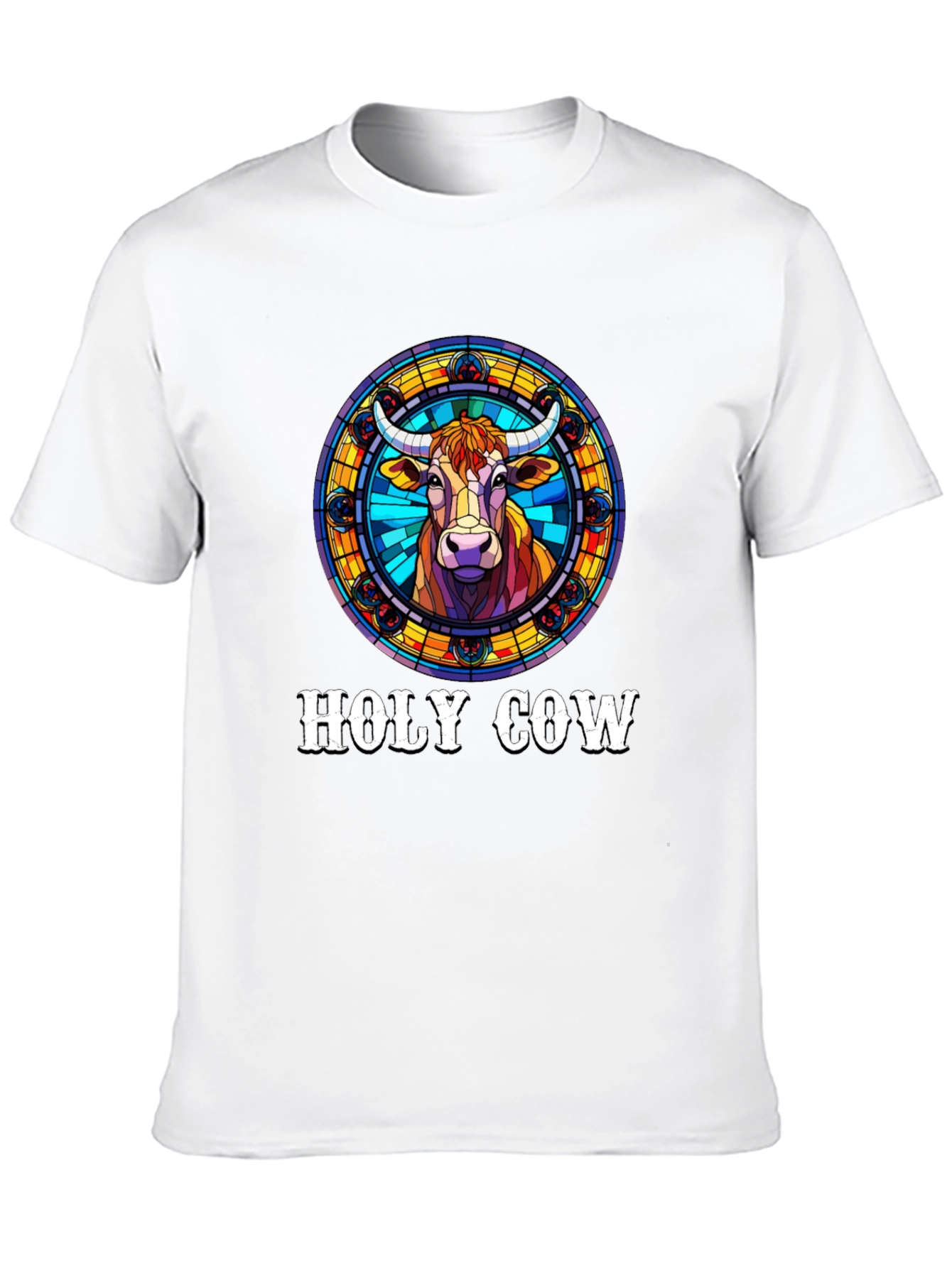 Holy Cow Graphic T-Shirt - Unique Design