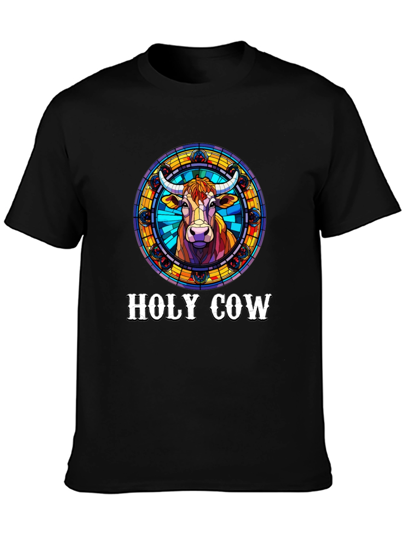 Holy Cow Graphic T-Shirt - Unique Design