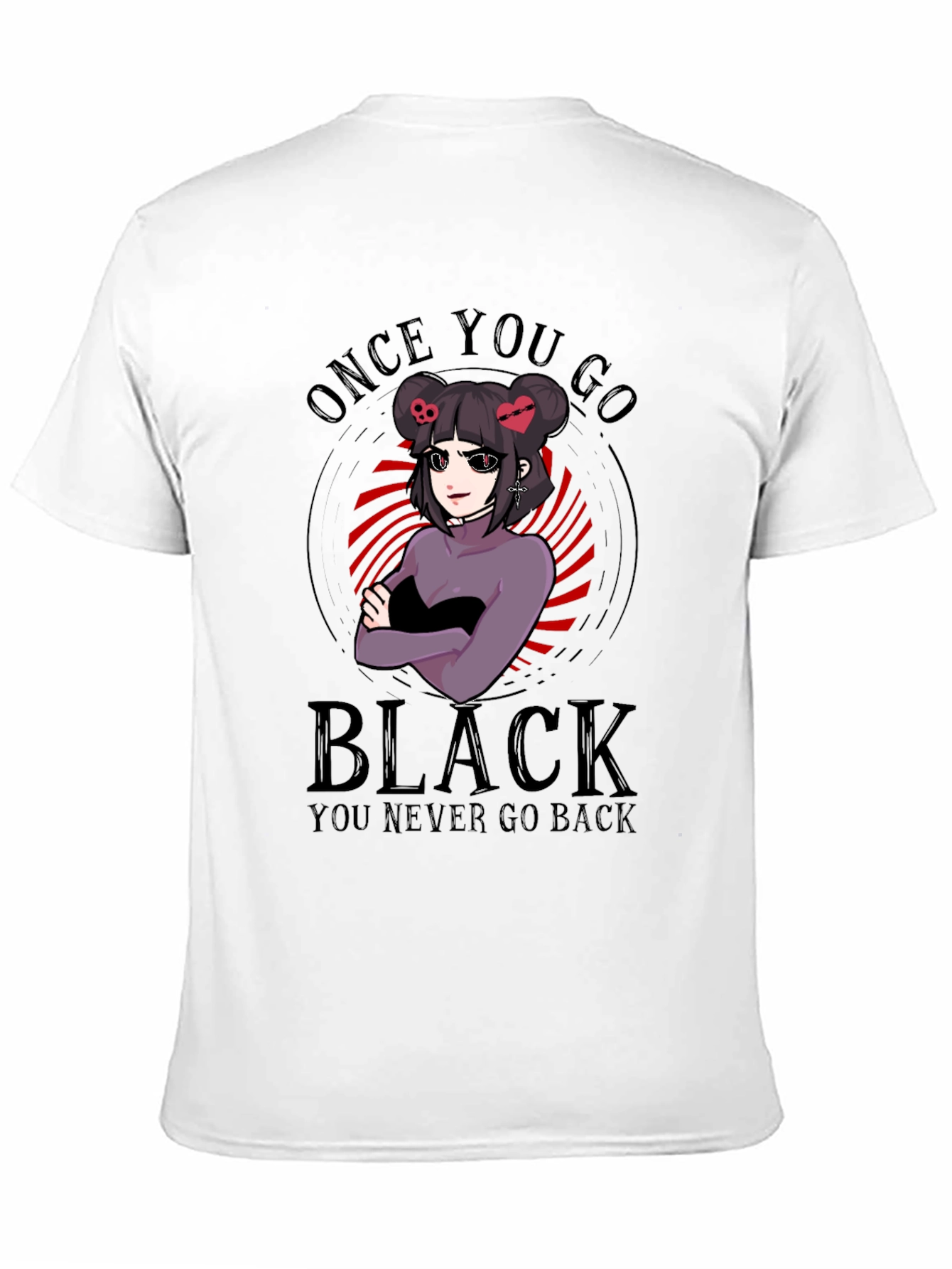 Once You Go Black Funny Graphic T-Shirt