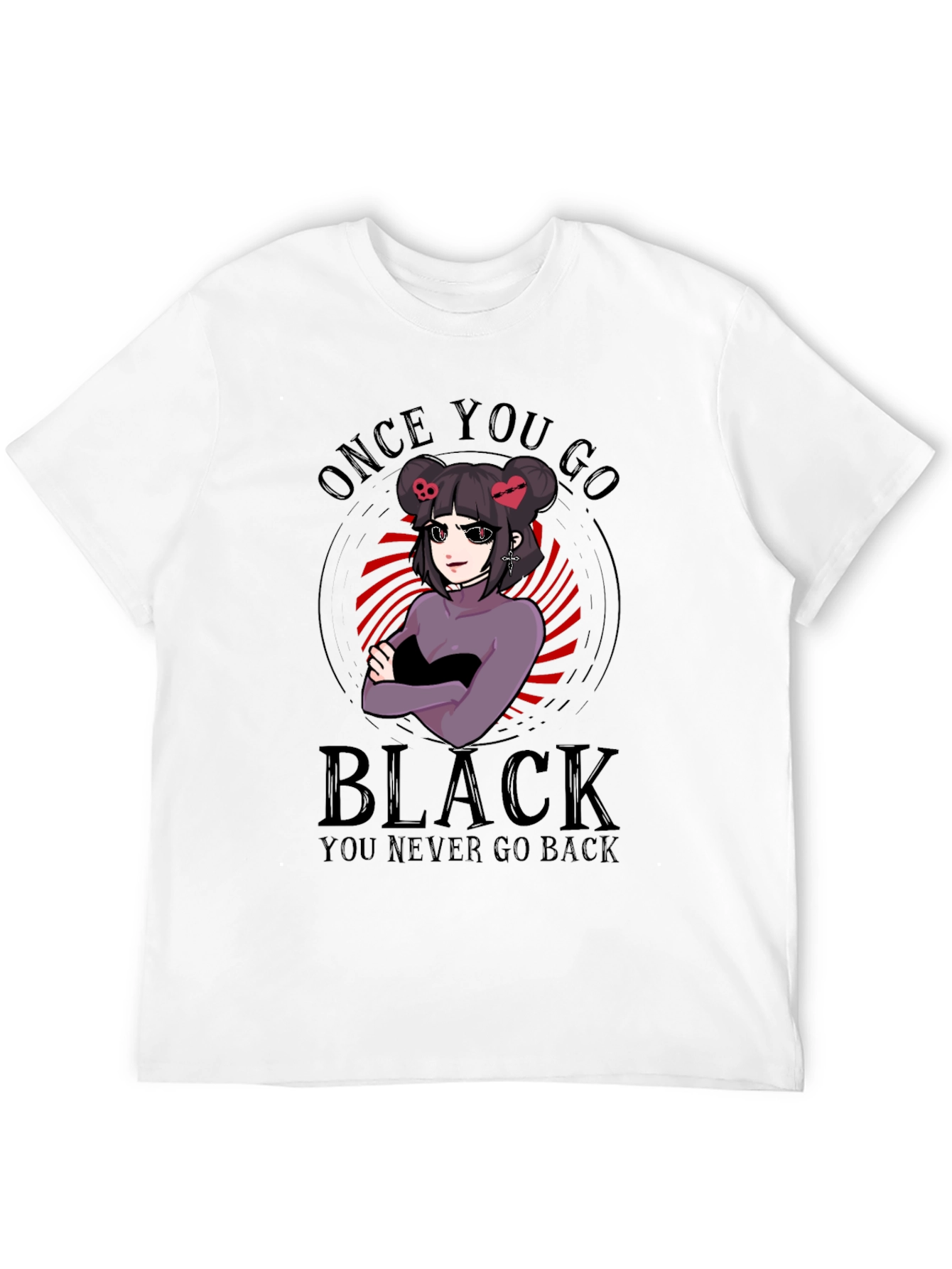 Once You Go Black Funny Graphic T-Shirt