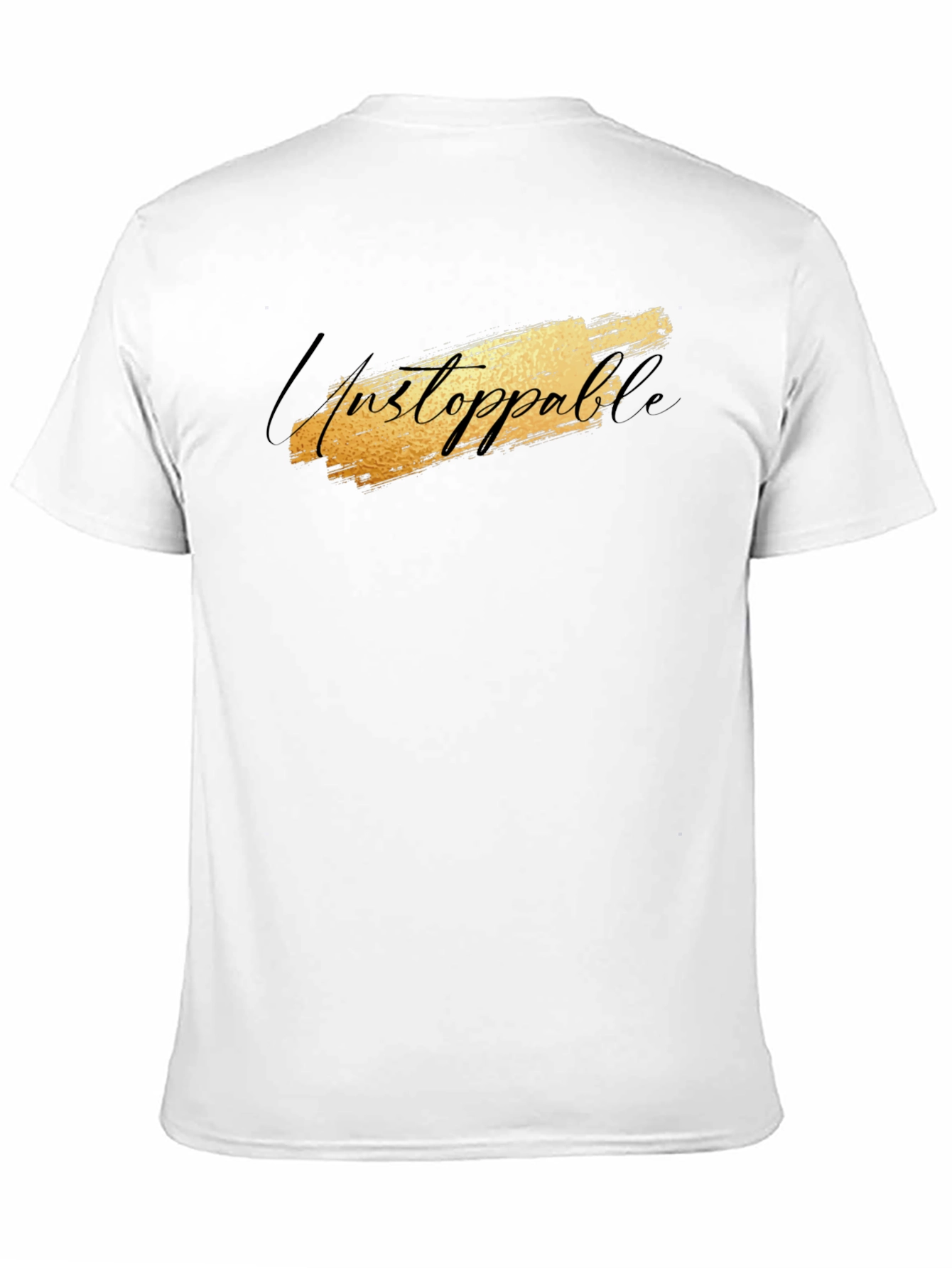 Unstoppable Graphic Black T-Shirt for Men