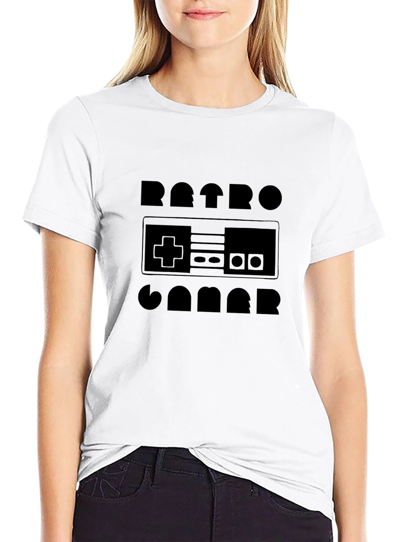 Retro Gamer Black T-Shirt