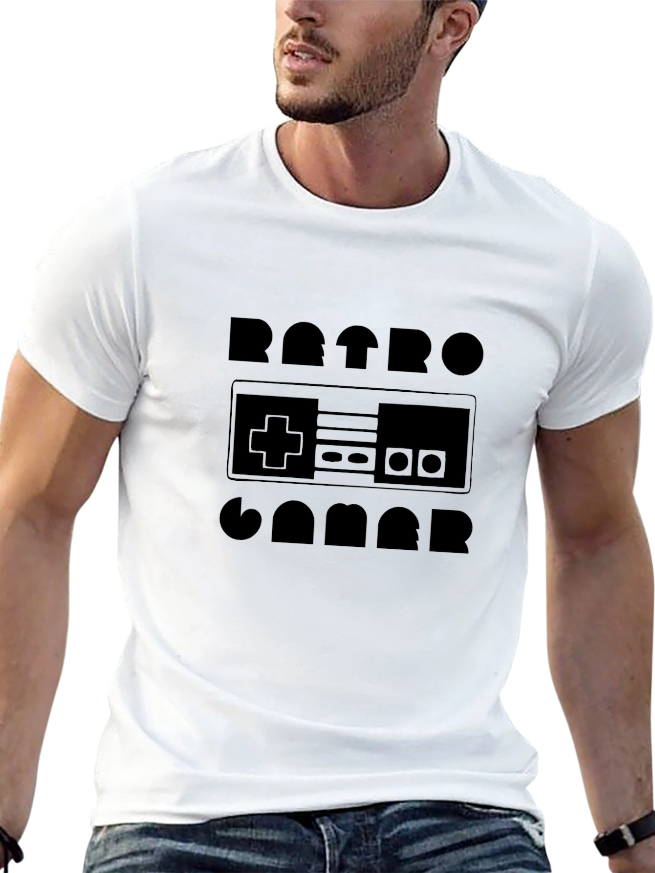 Retro Gamer Black T-Shirt