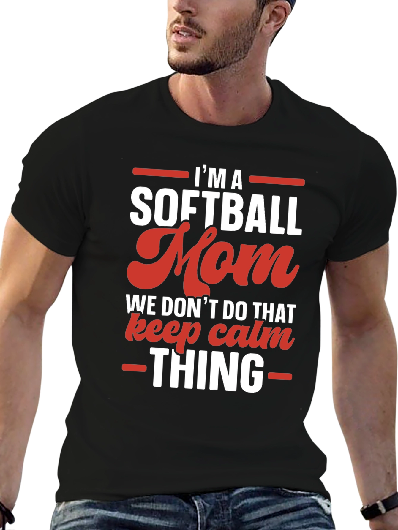 Softball Mom Graphic T-Shirt - Funny & Stylish