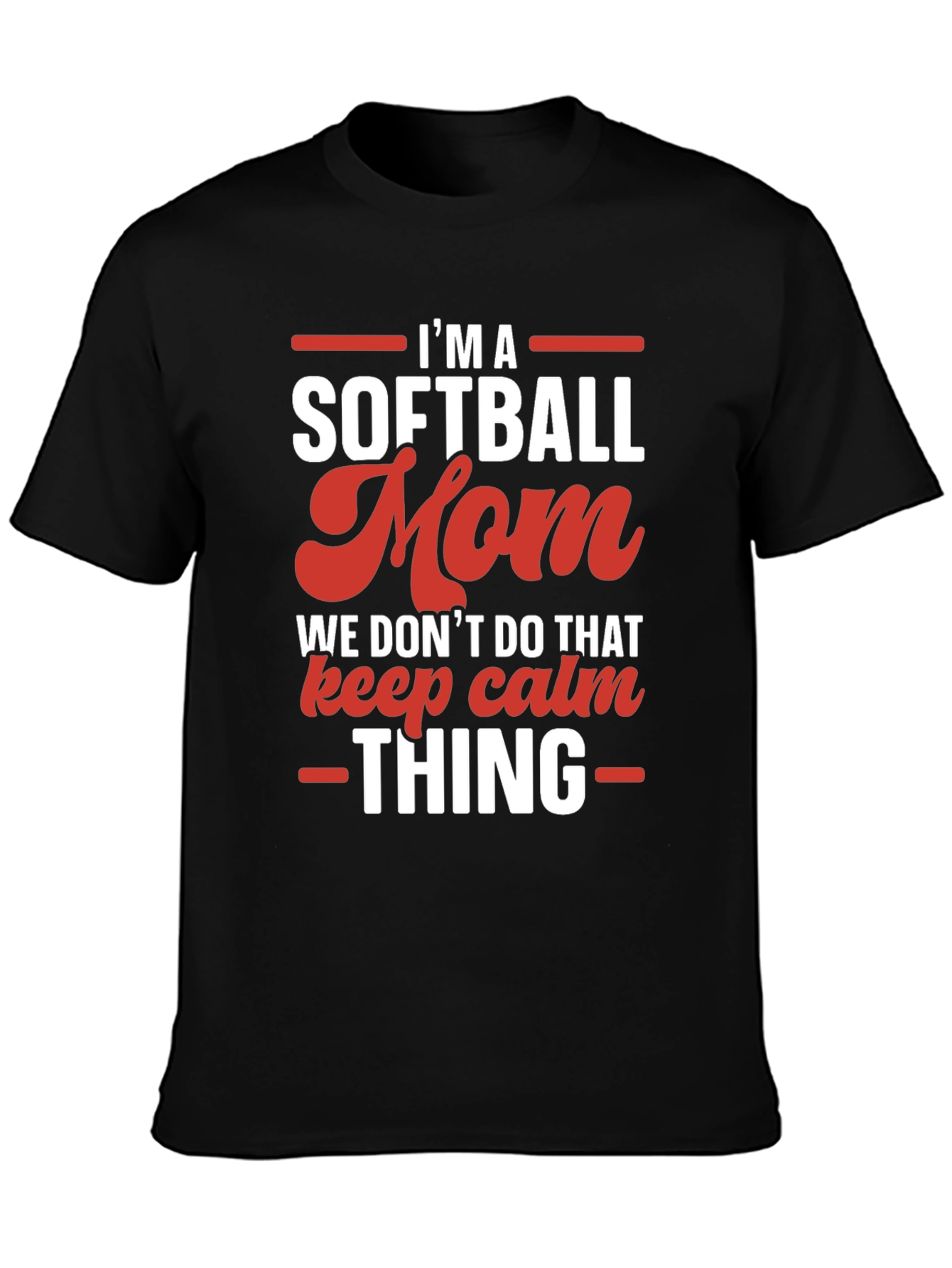 Softball Mom Graphic T-Shirt - Funny & Stylish