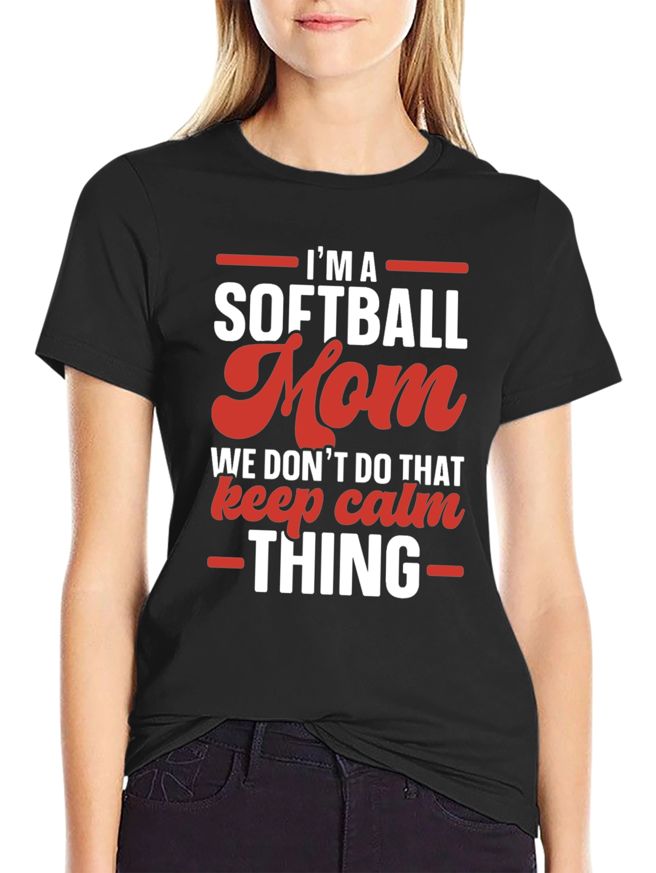 Softball Mom Graphic T-Shirt - Funny & Stylish