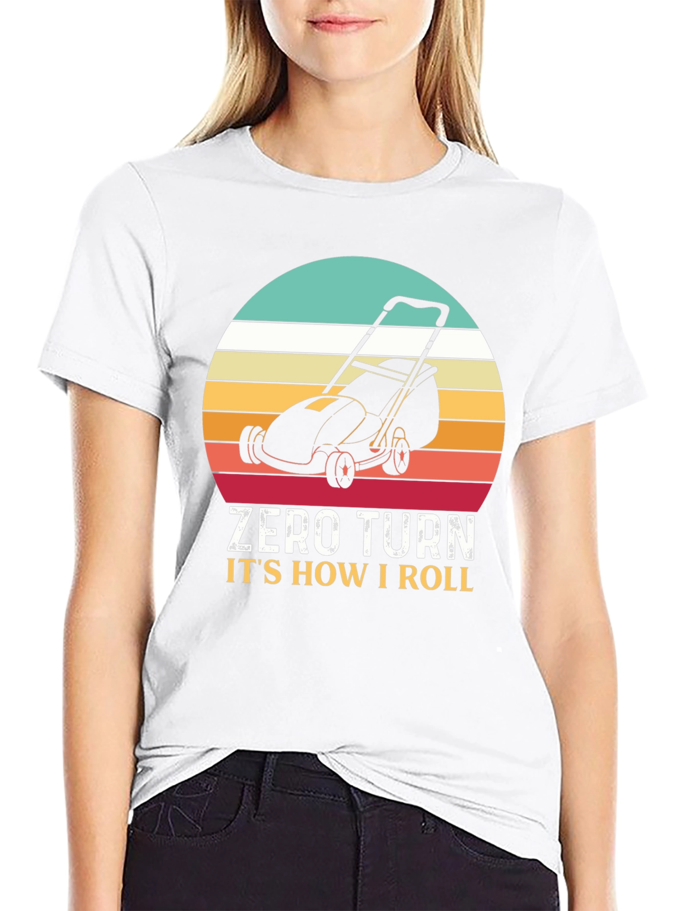 Zero Turn Lawn Mower Tee - How I Roll