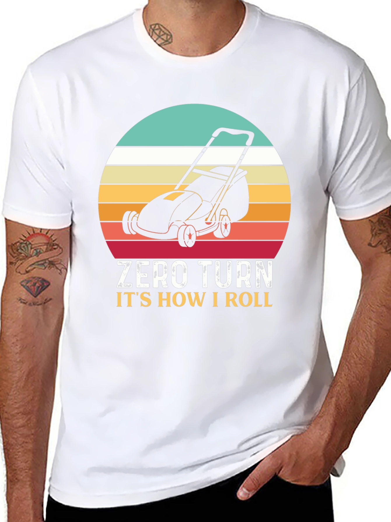 Zero Turn Lawn Mower Tee - How I Roll