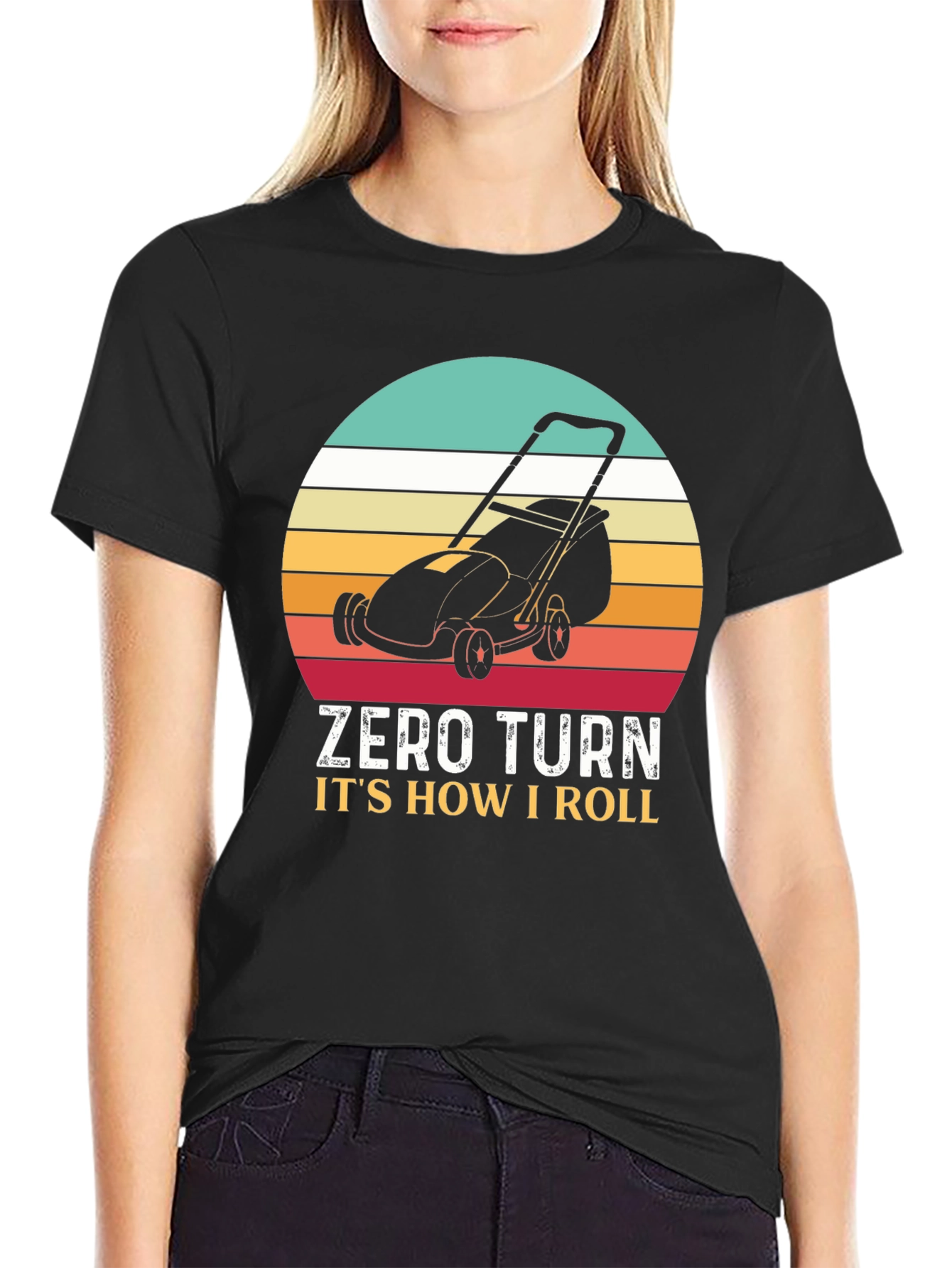 Zero Turn Lawn Mower Tee - How I Roll