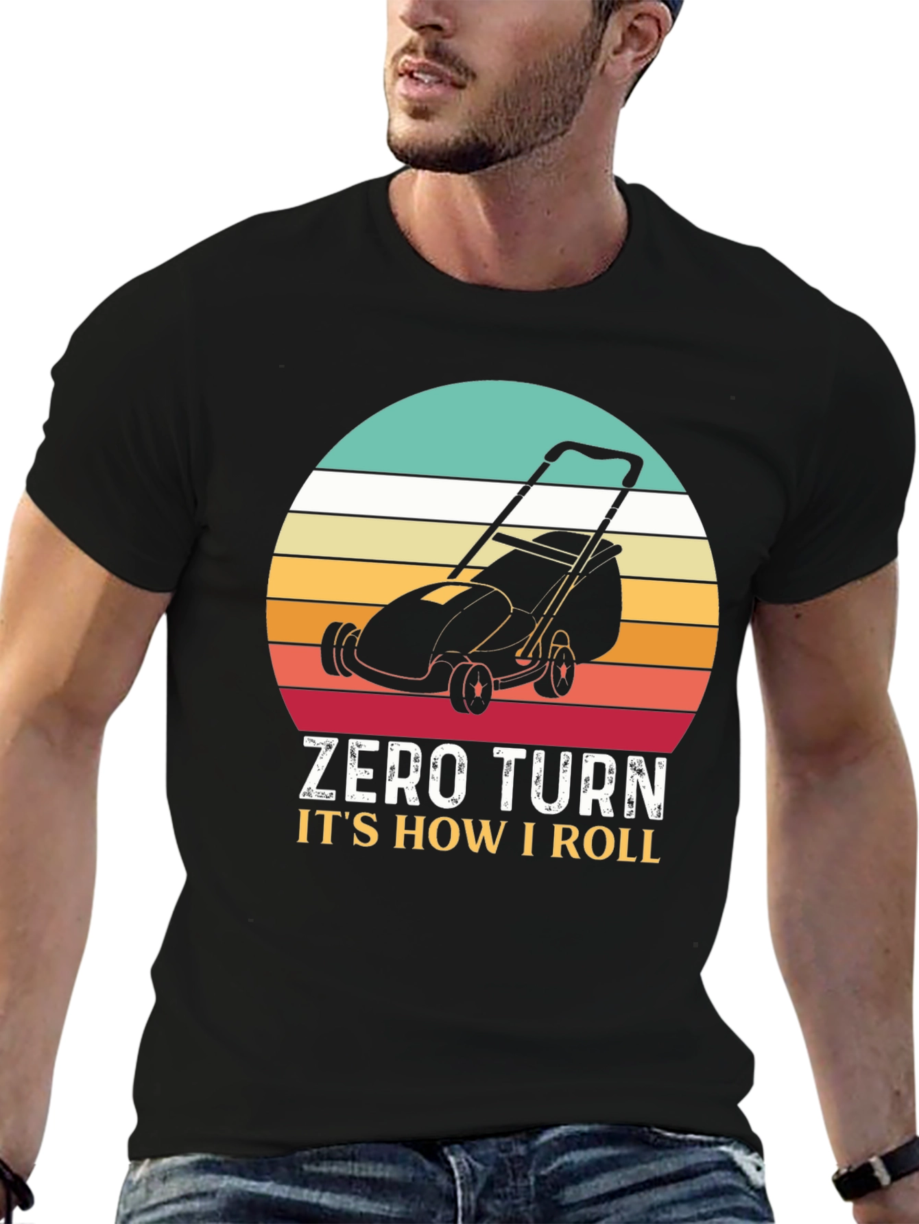 Zero Turn Lawn Mower Tee - How I Roll