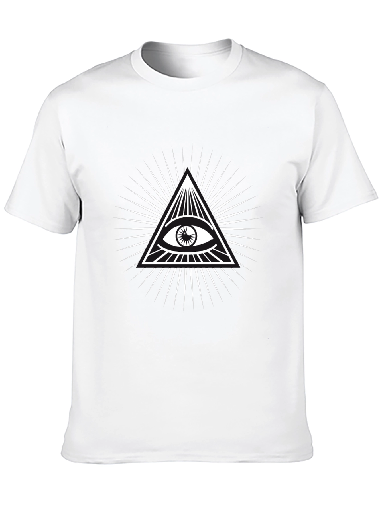 Illuminati Eye Graphic Tee - Black T-Shirt