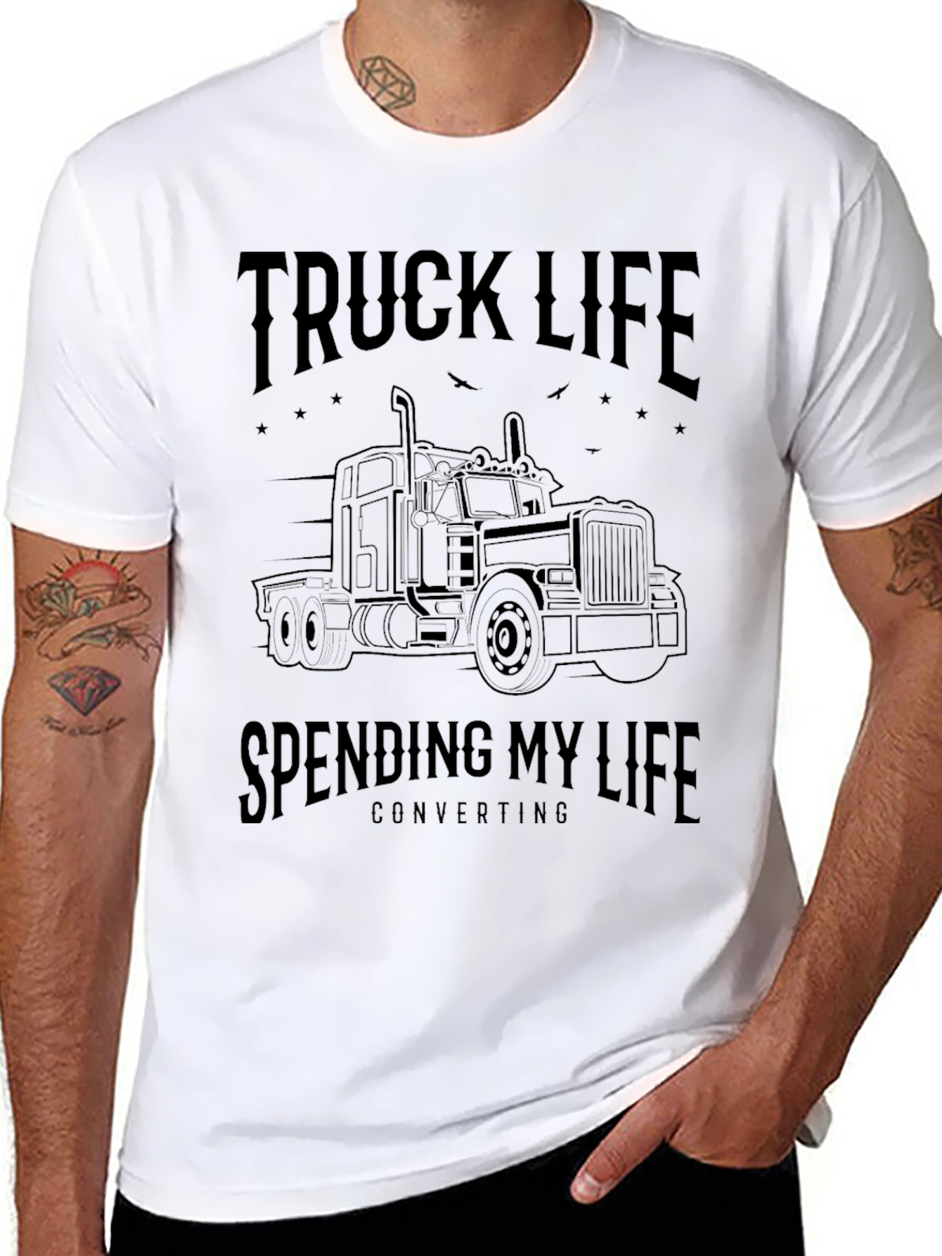 Truck Life T-Shirt - Spending My Life Converting