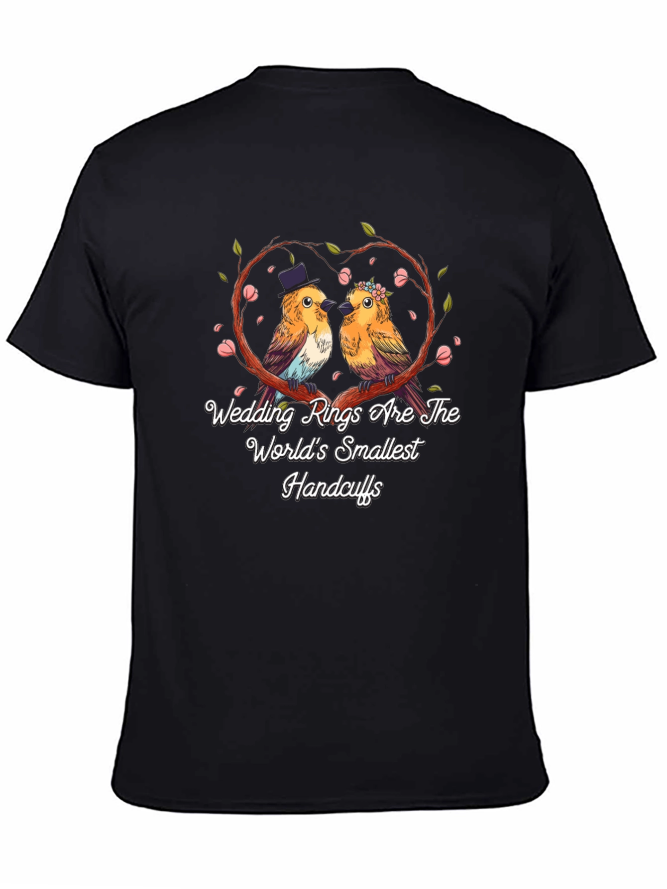Wedding Rings Handcuffs T-Shirt