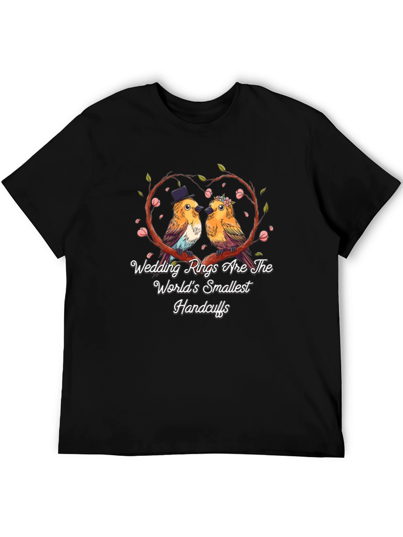 Wedding Rings Handcuffs T-Shirt