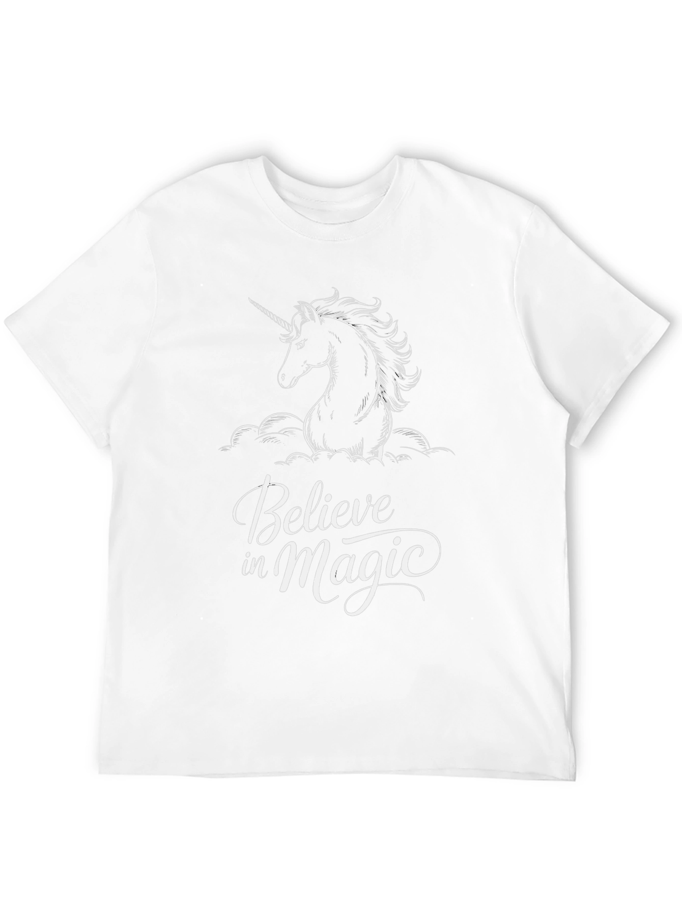 Believe in Magic Unicorn Graphic T-Shirt