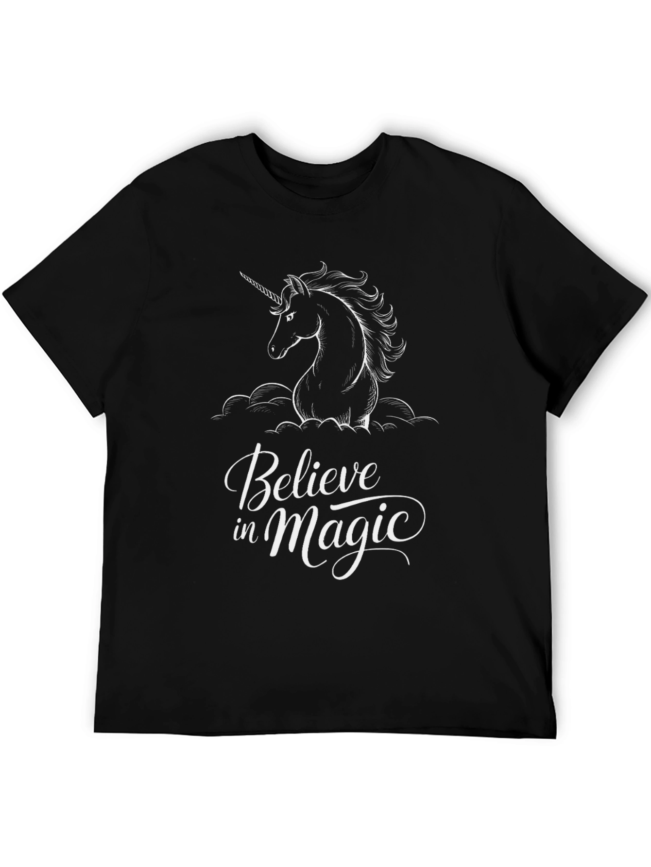 Believe in Magic Unicorn Graphic T-Shirt