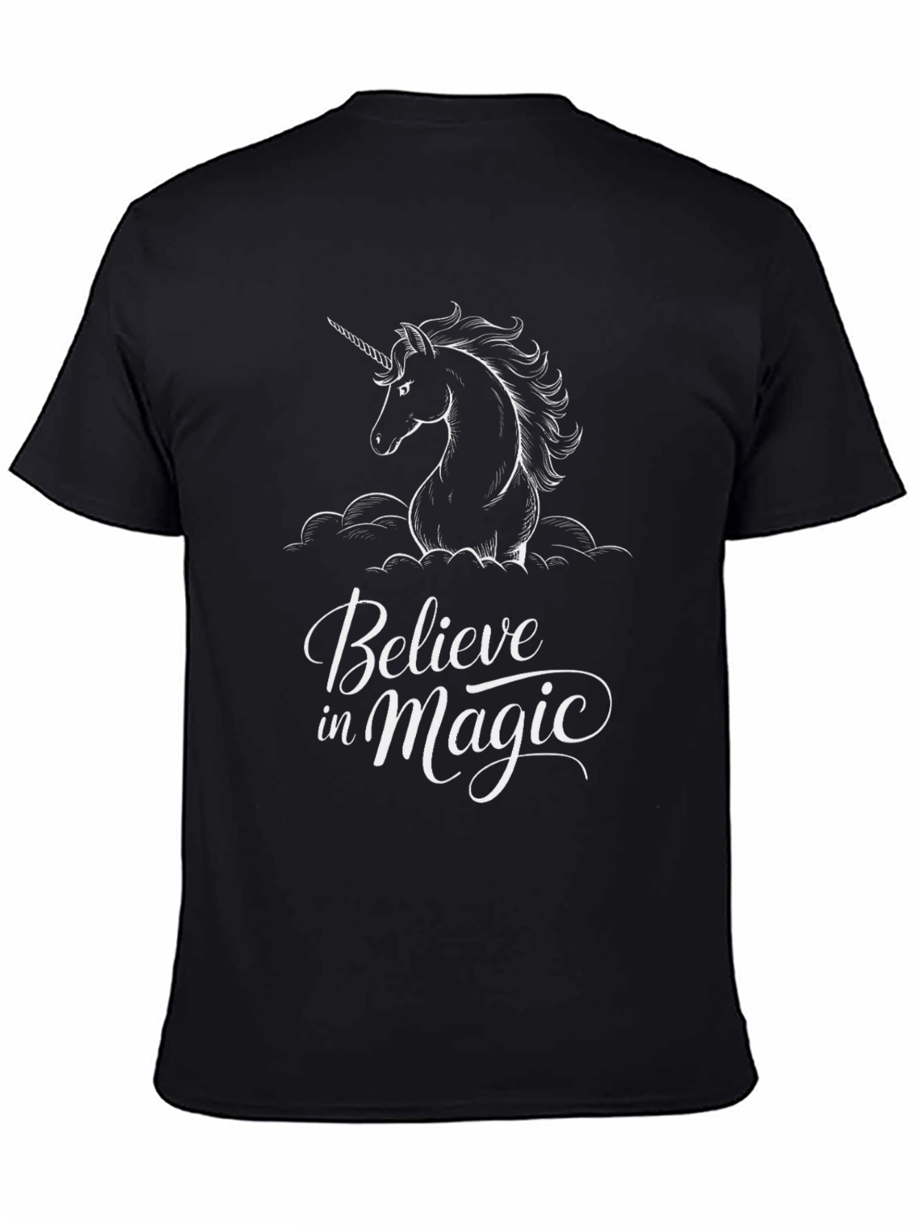 Believe in Magic Unicorn Graphic T-Shirt