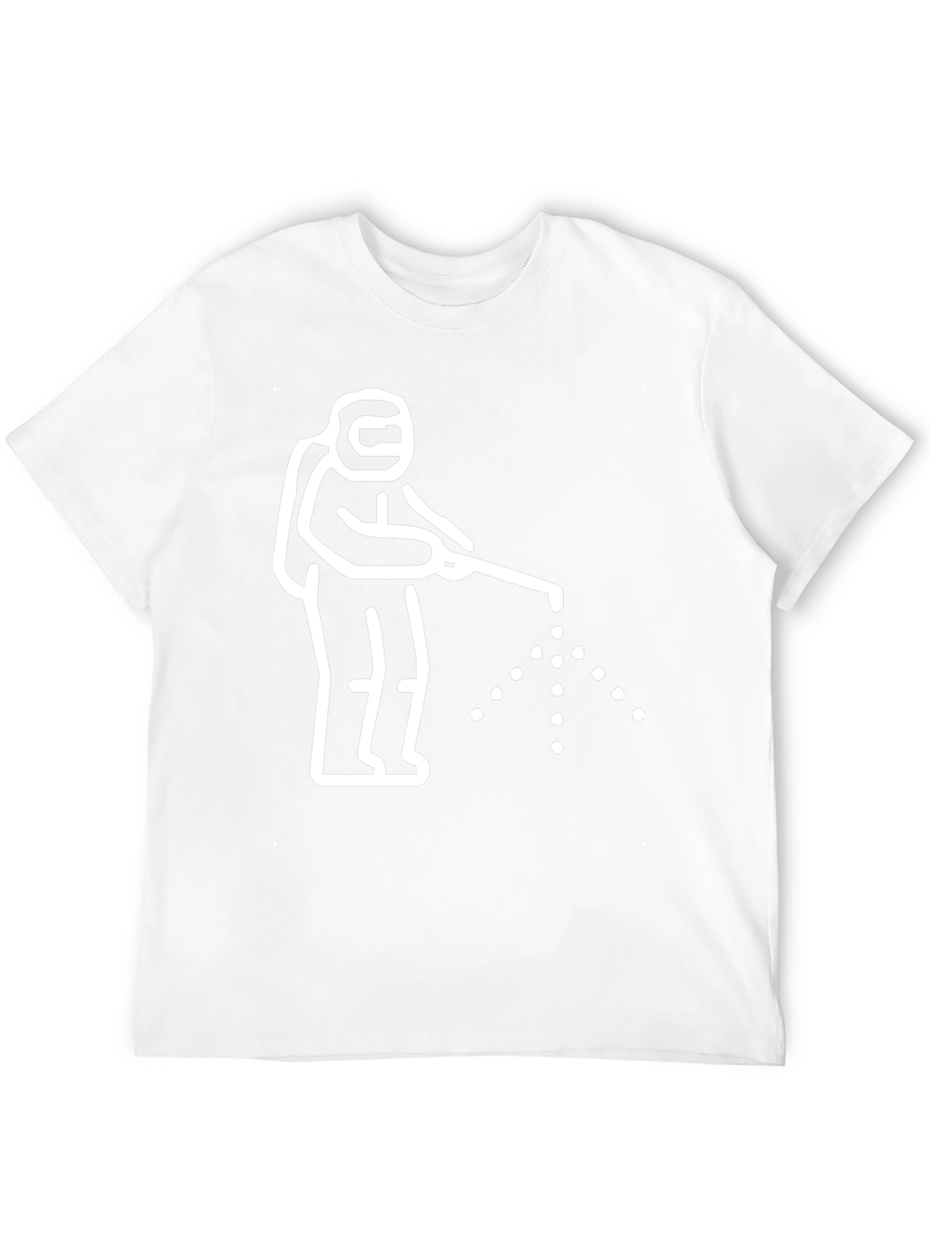 Hazmat Spray T-Shirt - Black Cotton Graphic Tee