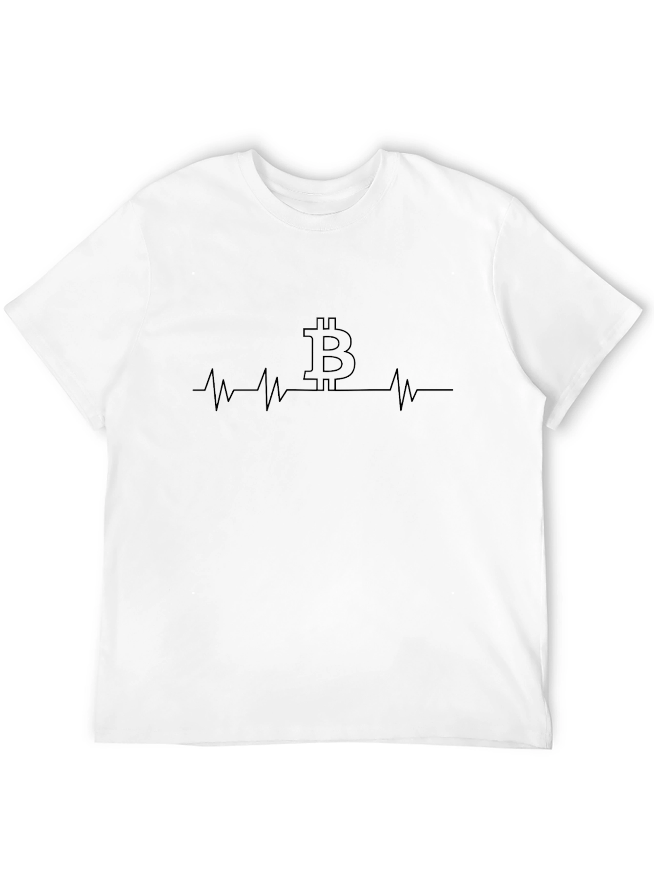 Bitcoin Heartbeat T-Shirt - Crypto Investor Tee